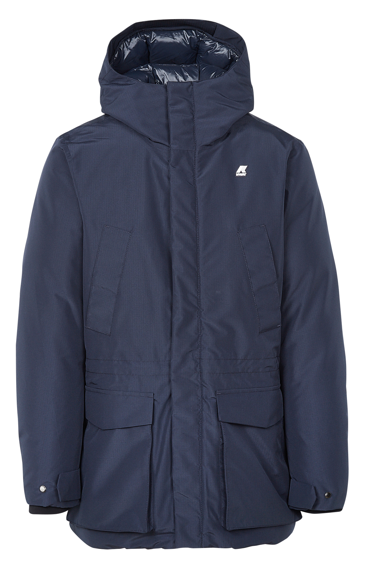Quilted parka Blue