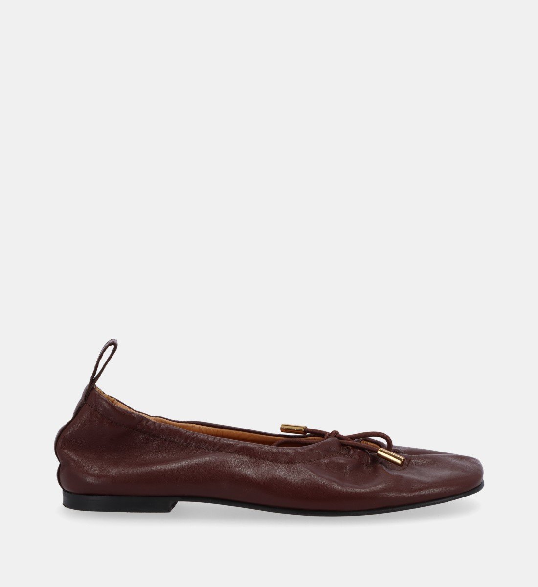 靴 ALOHAS Rosalind Brown Ballet Flats 37 Rosalind Brown Leather Ballet Flats | ALOHAS