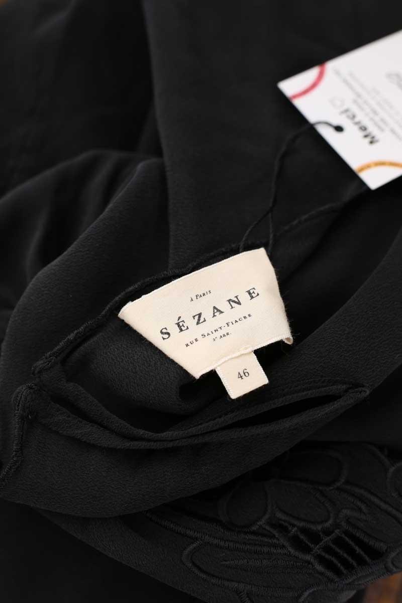Silk blouse SEZANE - Seconde main Black