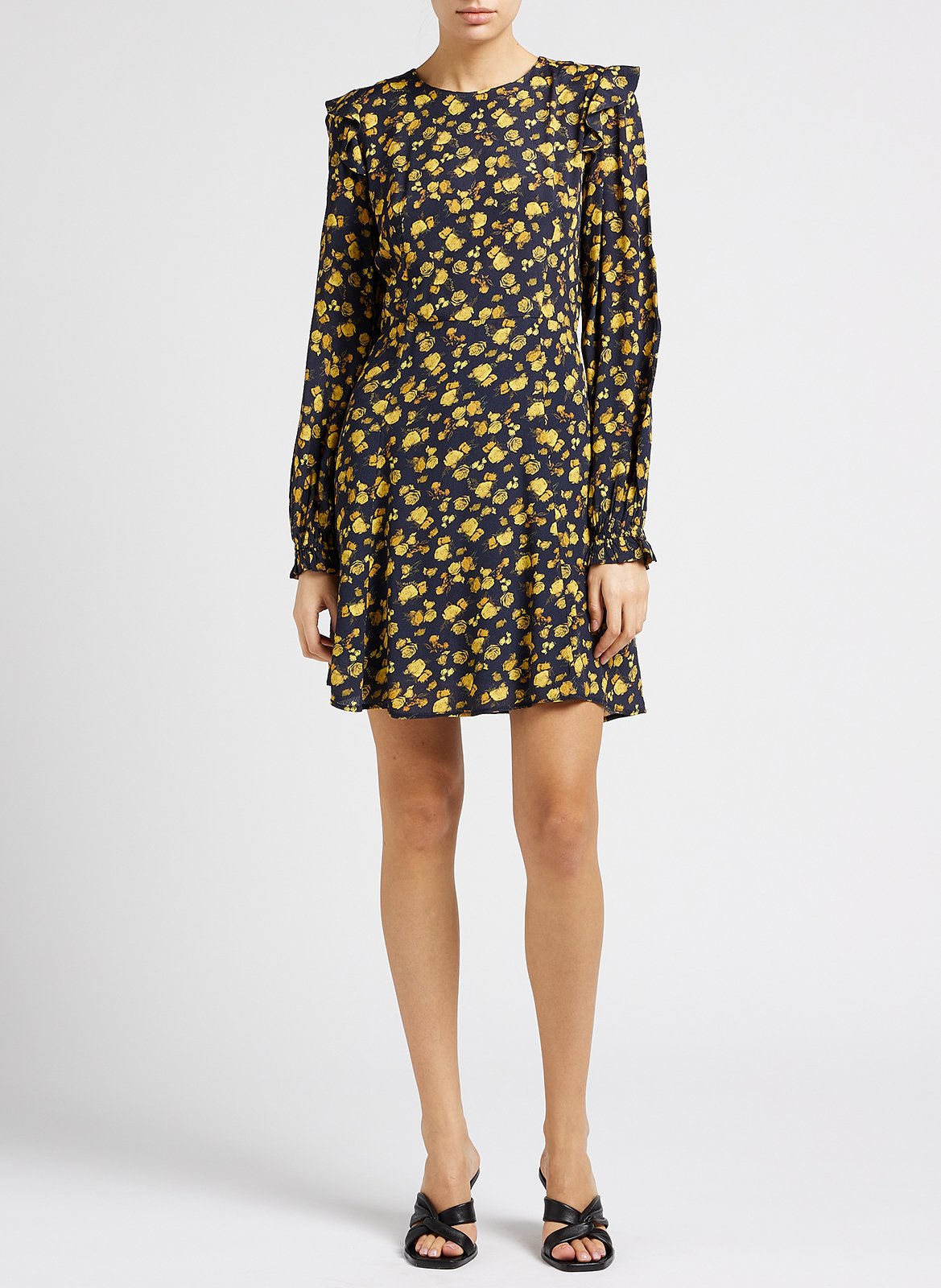 Robe courte moulante et évasée à imprimés TOMMY HILFIGER Multicolore