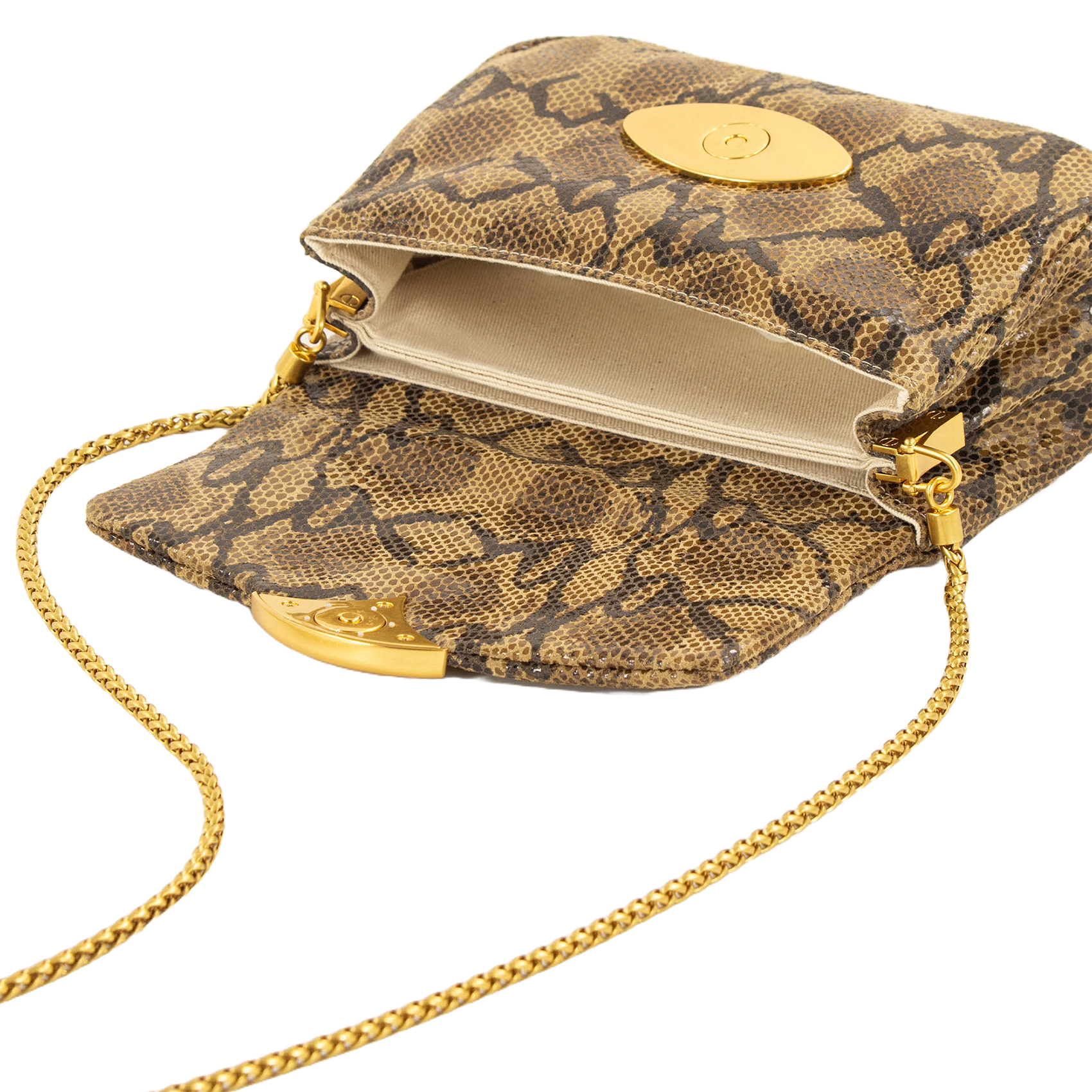 Dori leather shoulder bag SESSUN Yellow