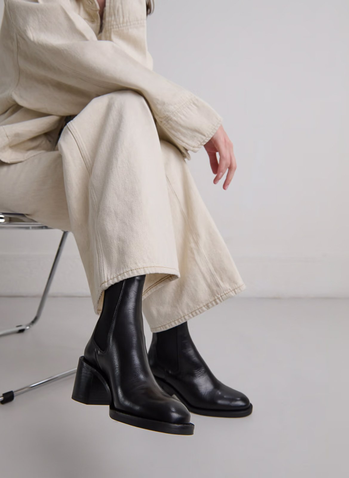 Bianca - Lederstiefeletten JONAK Schwarz