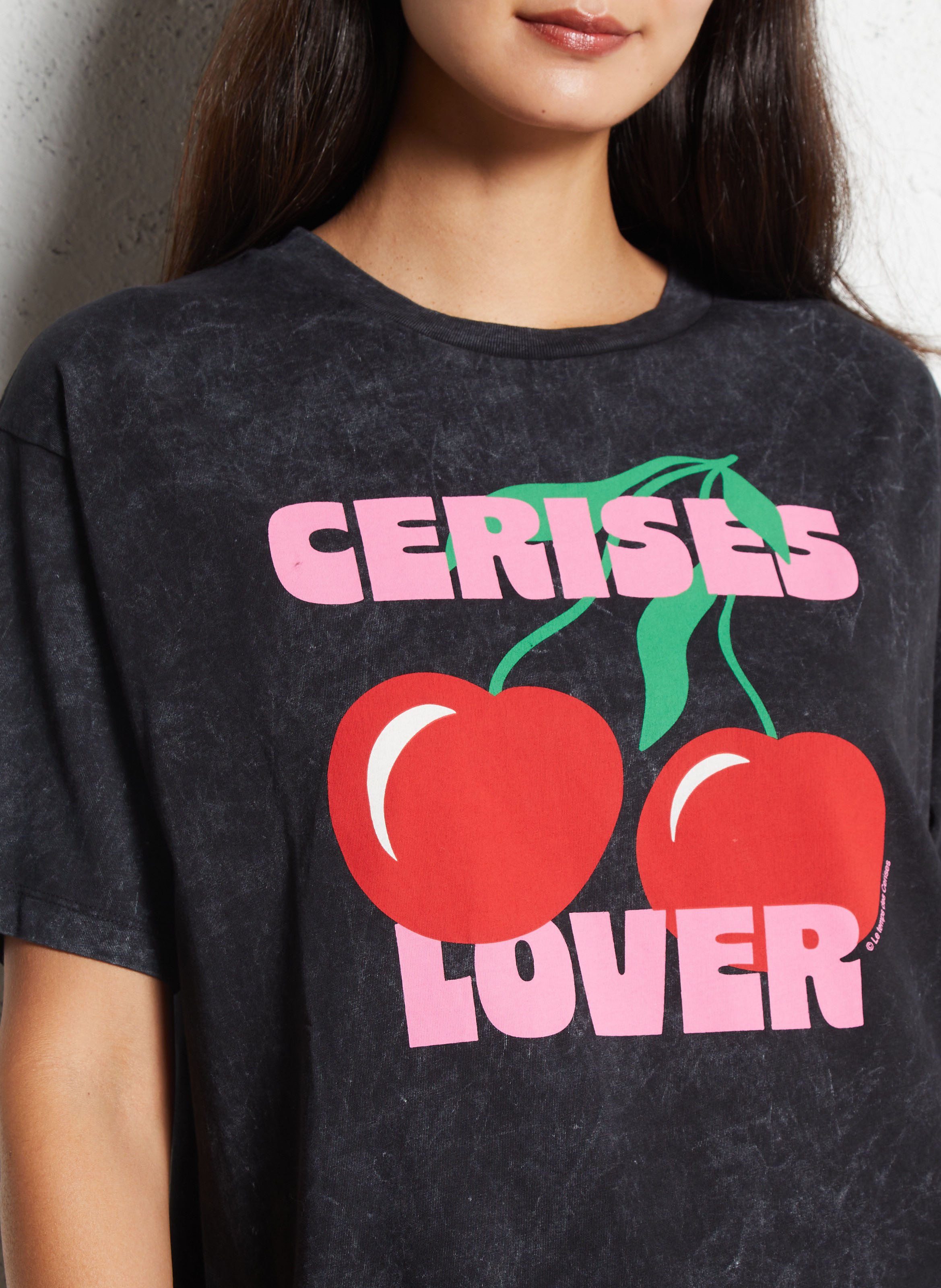 Camiliday round-neck sleeveless cotton top LE TEMPS DES CERISES Black