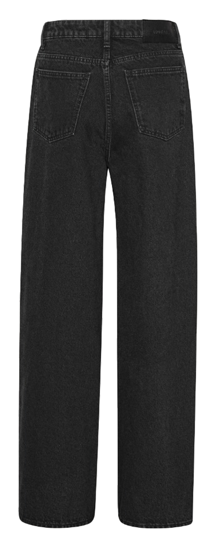 Jean droit en coton bio ROTATE Noir