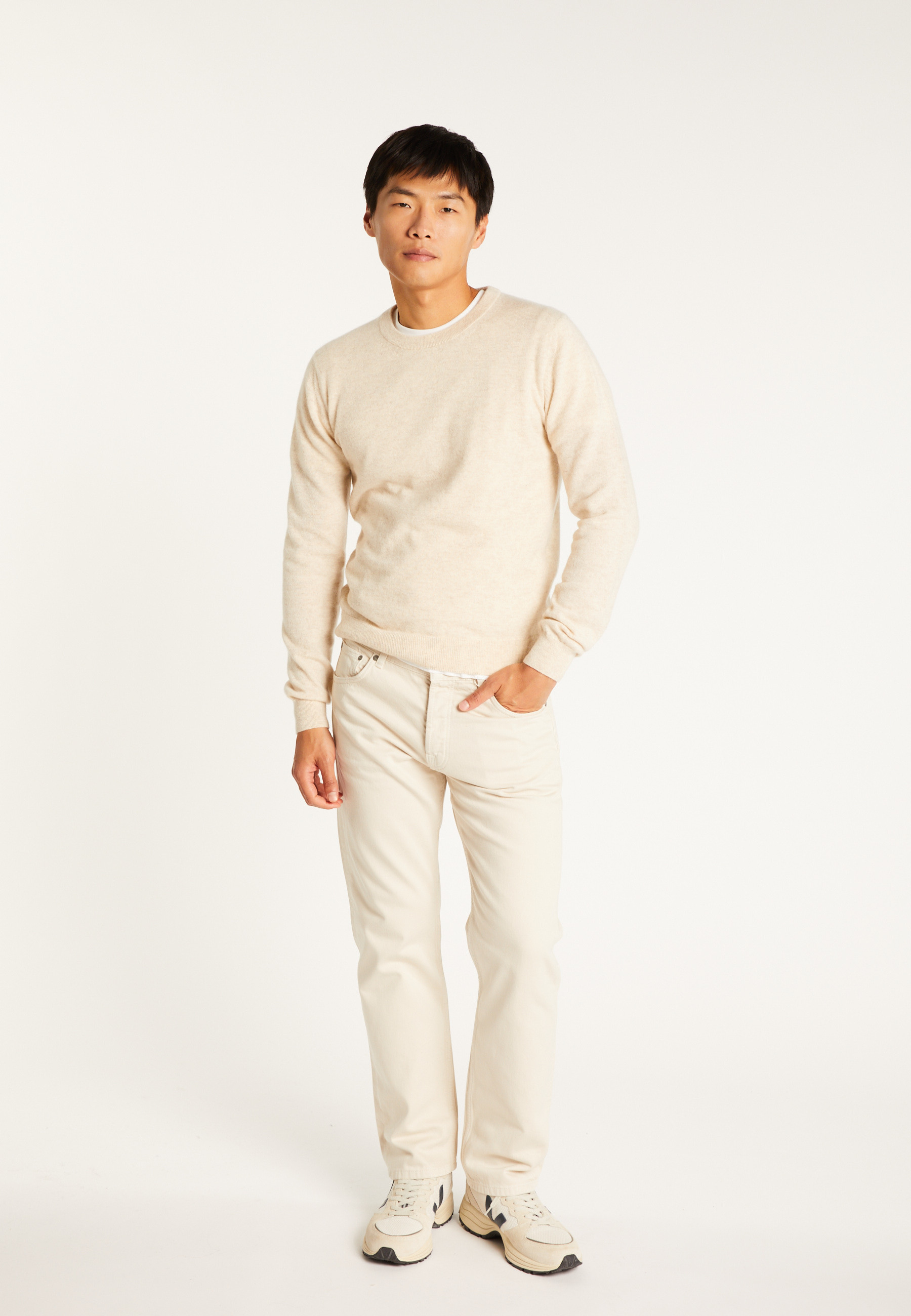 Cashmere sweater MAISON MONTAGUT Beige