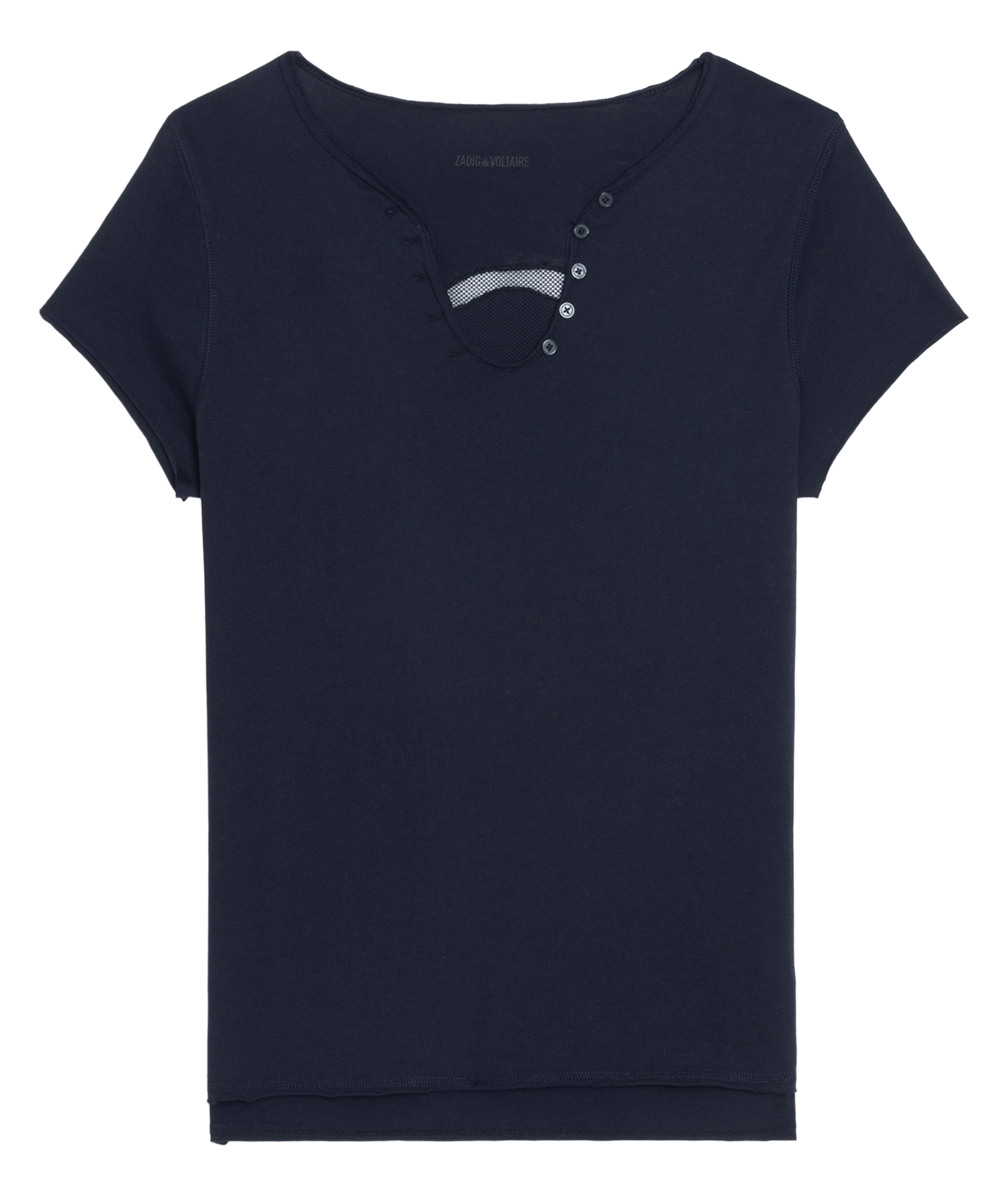 T-Shirt aus Baumwolle ZADIG&VOLTAIRE Blau