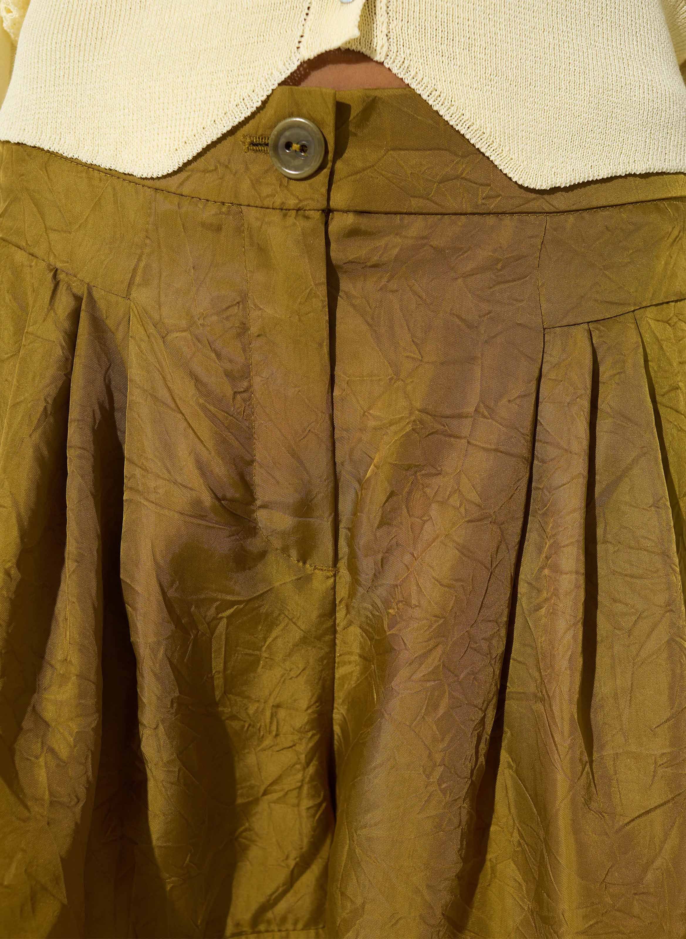 Shorts mit integriertem Slip  COTELAC Braun