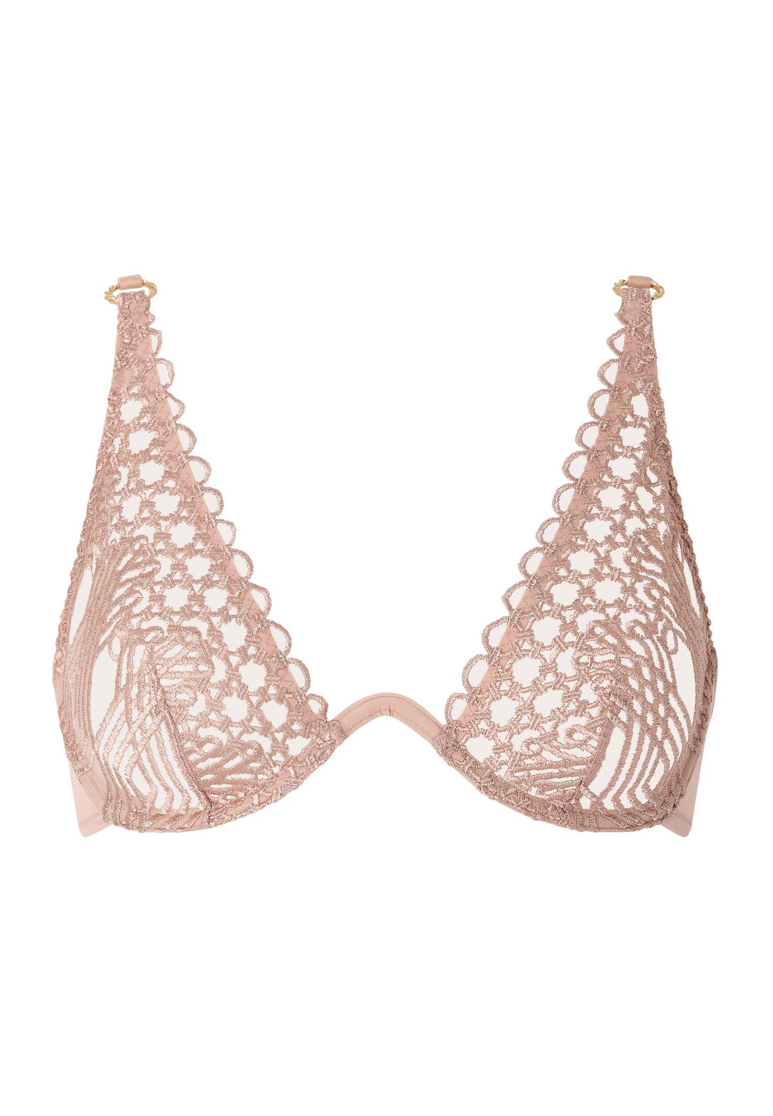 Triangle bra with single wire AUBADE Pink