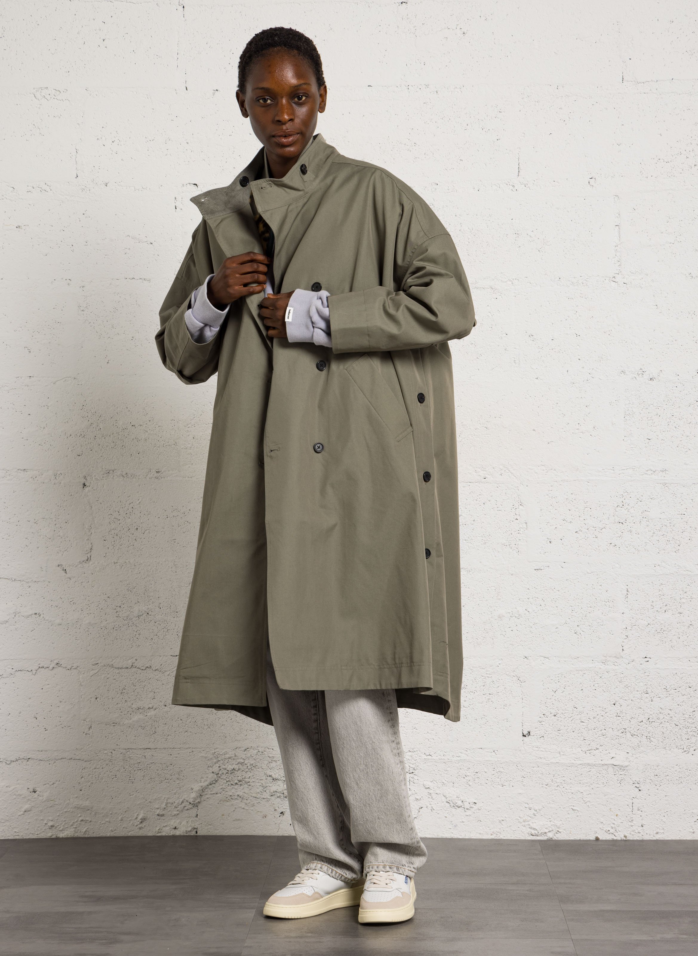 Belted coat BELLEROSE Green