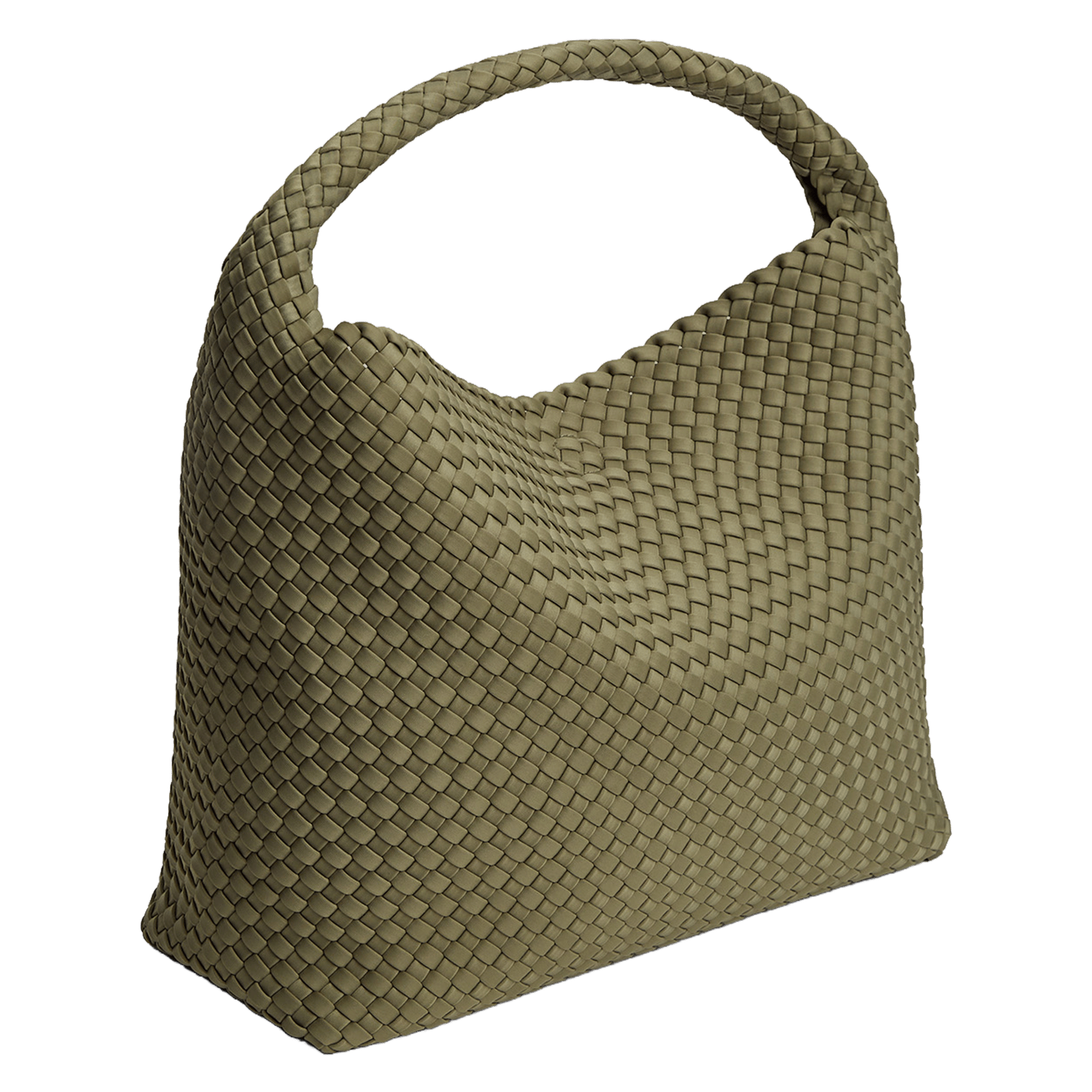 Geflochtene Handtasche MARREA Grun