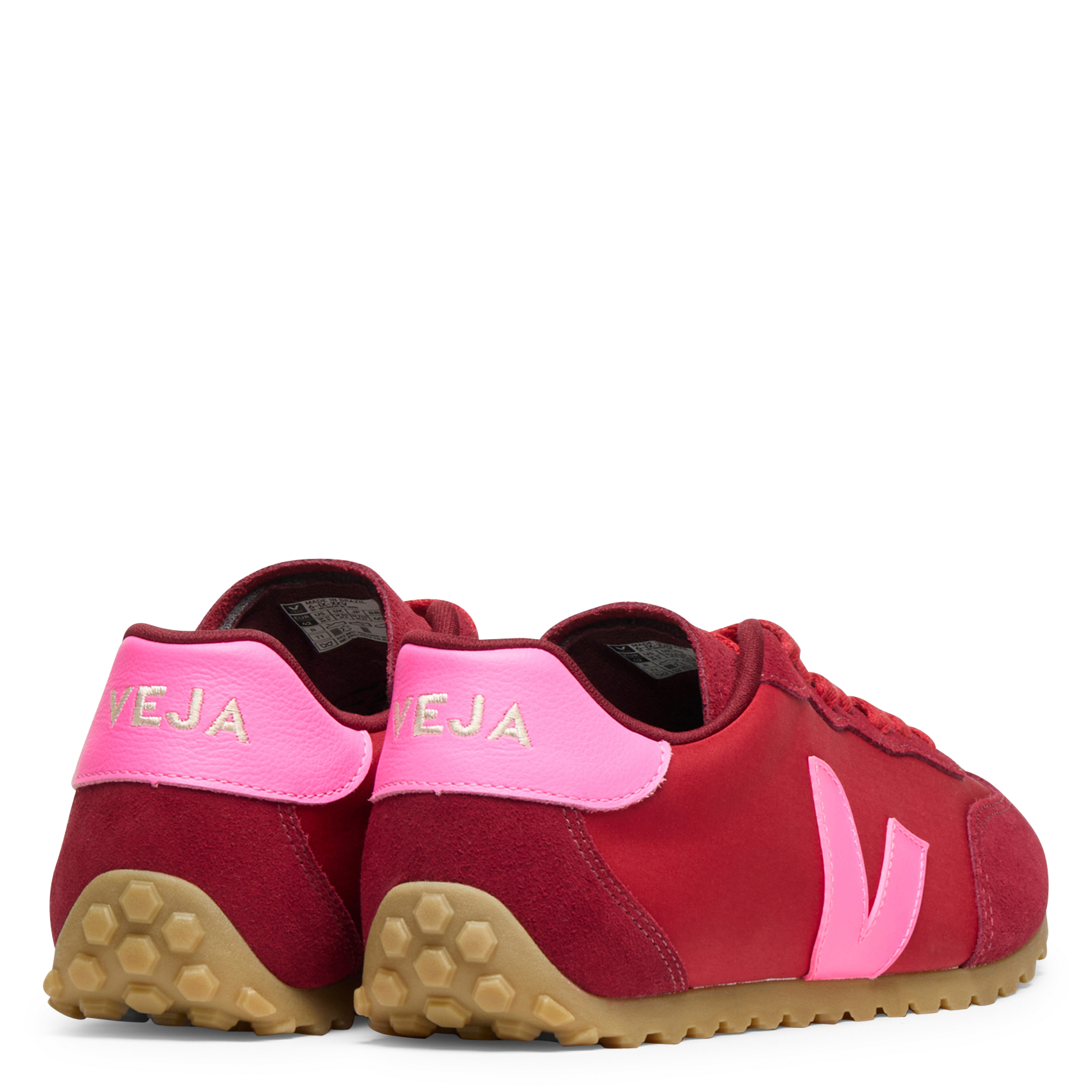 Niedrige Schnürsneaker VEJA Rot