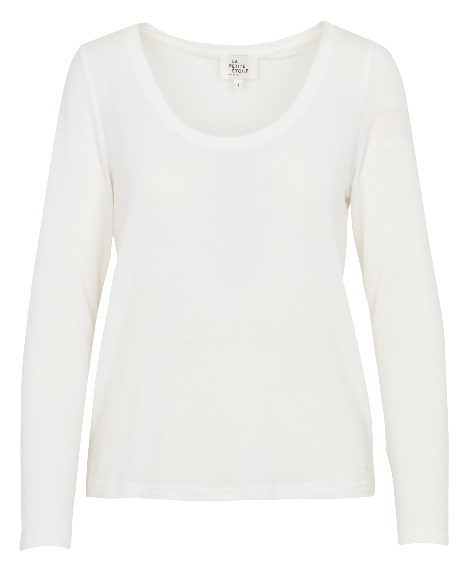 Einfarbiges Langarm-T-Shirt LA PETITE ETOILE