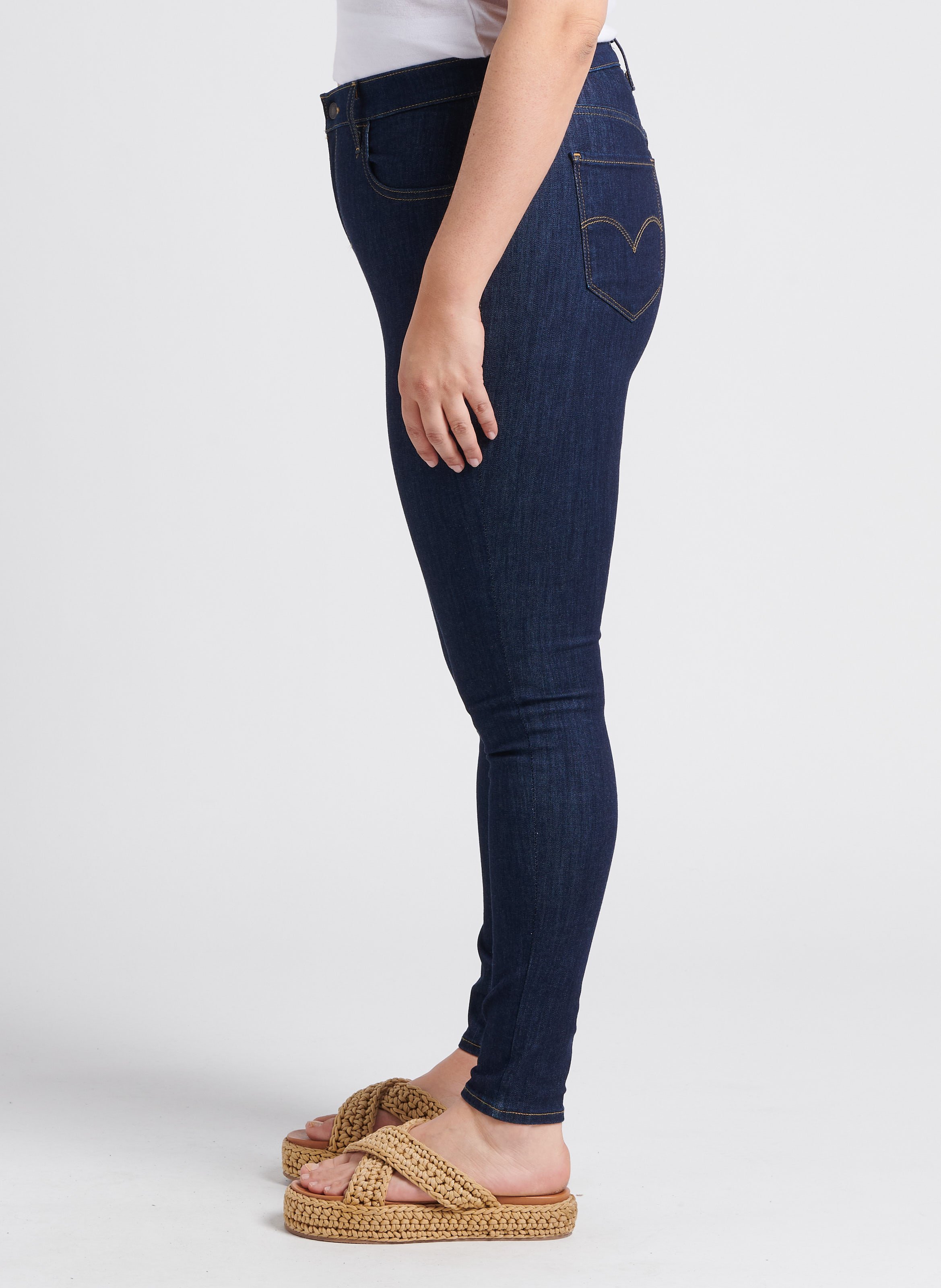 Skinny jean en coton mélangé  LEVI'S Jean brut