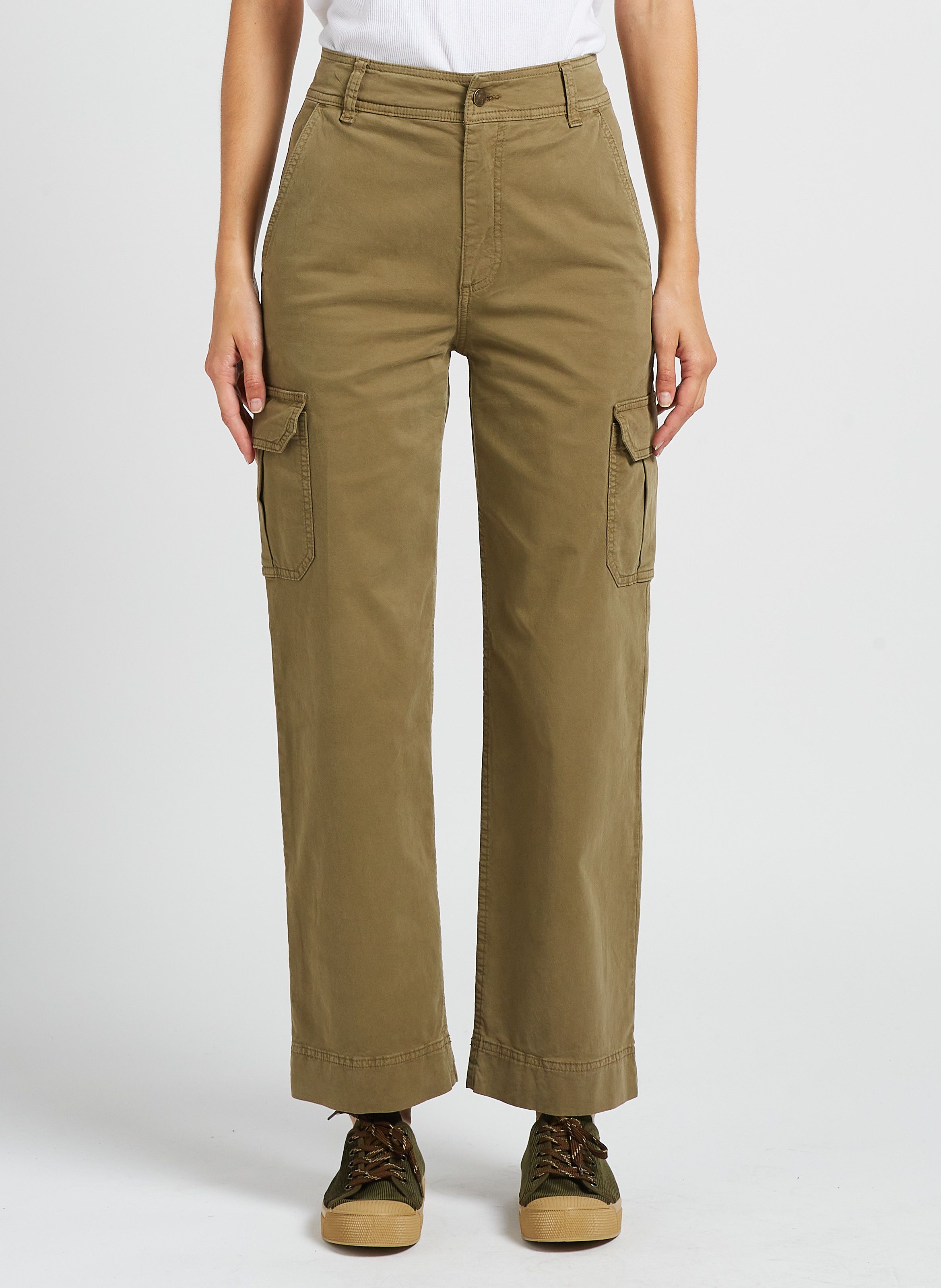 Pantalon cargo best sale droit femme