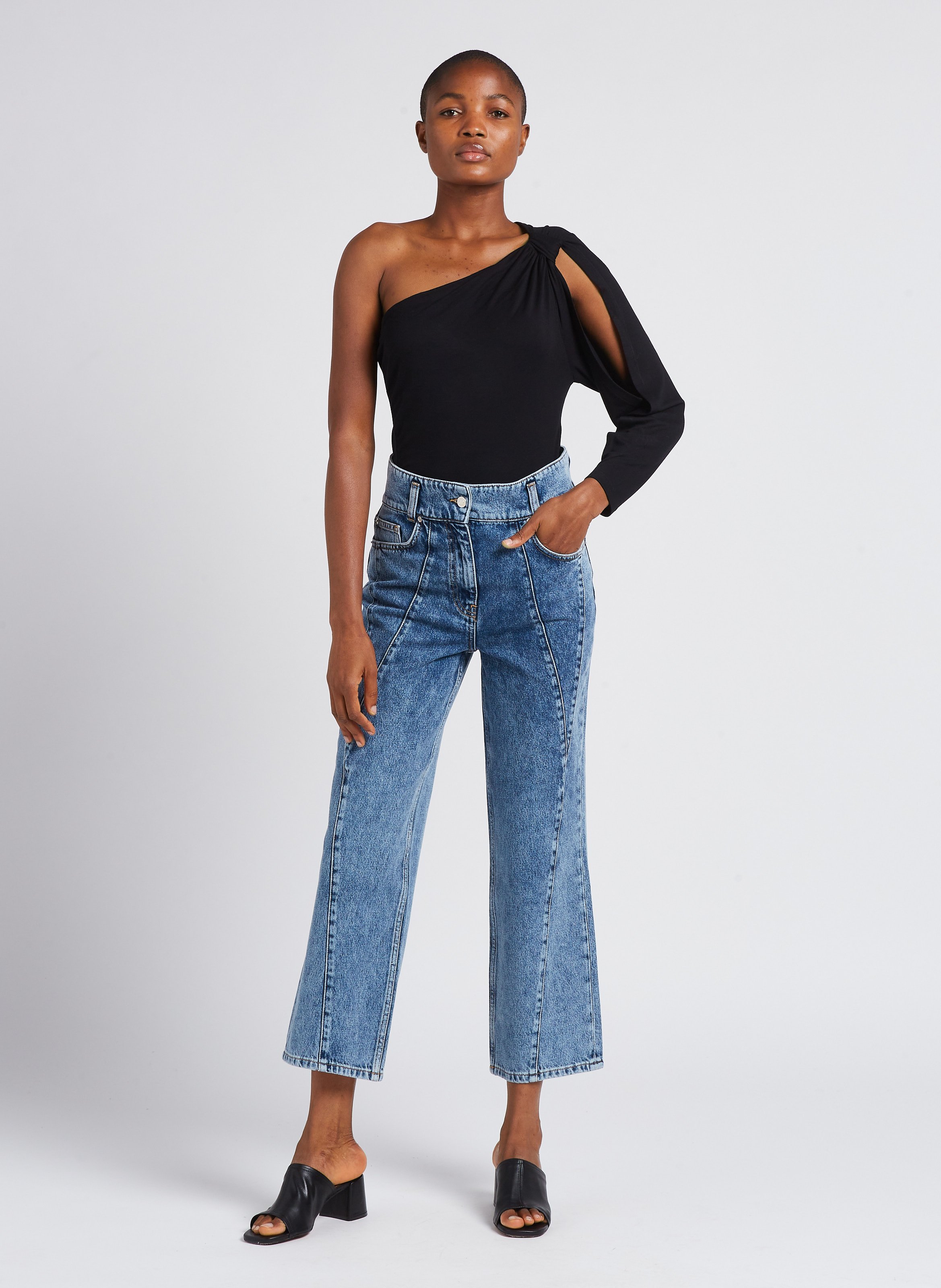 Heeled leather mules - Look 5