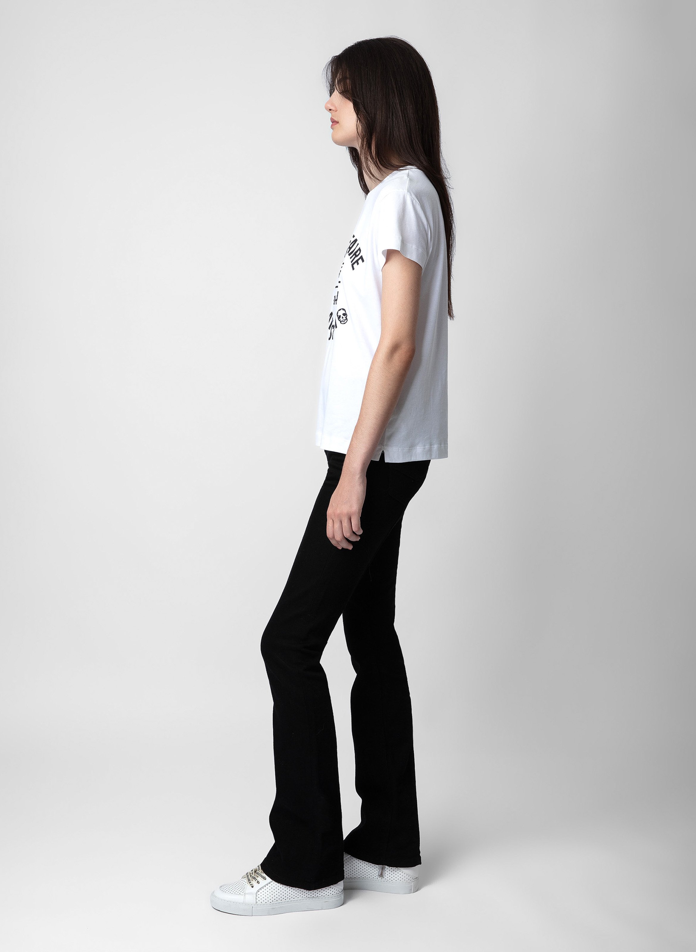 Ausgestellte Jeans aus Baumwolle ZADIG&VOLTAIRE Schwarz