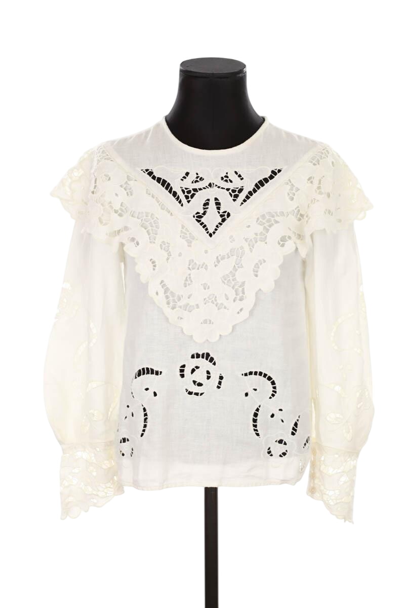 Cotton blouse ISABEL MARANT - Seconde Main White