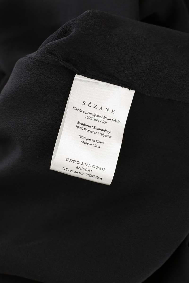 Silk blouse SEZANE - Seconde main Black