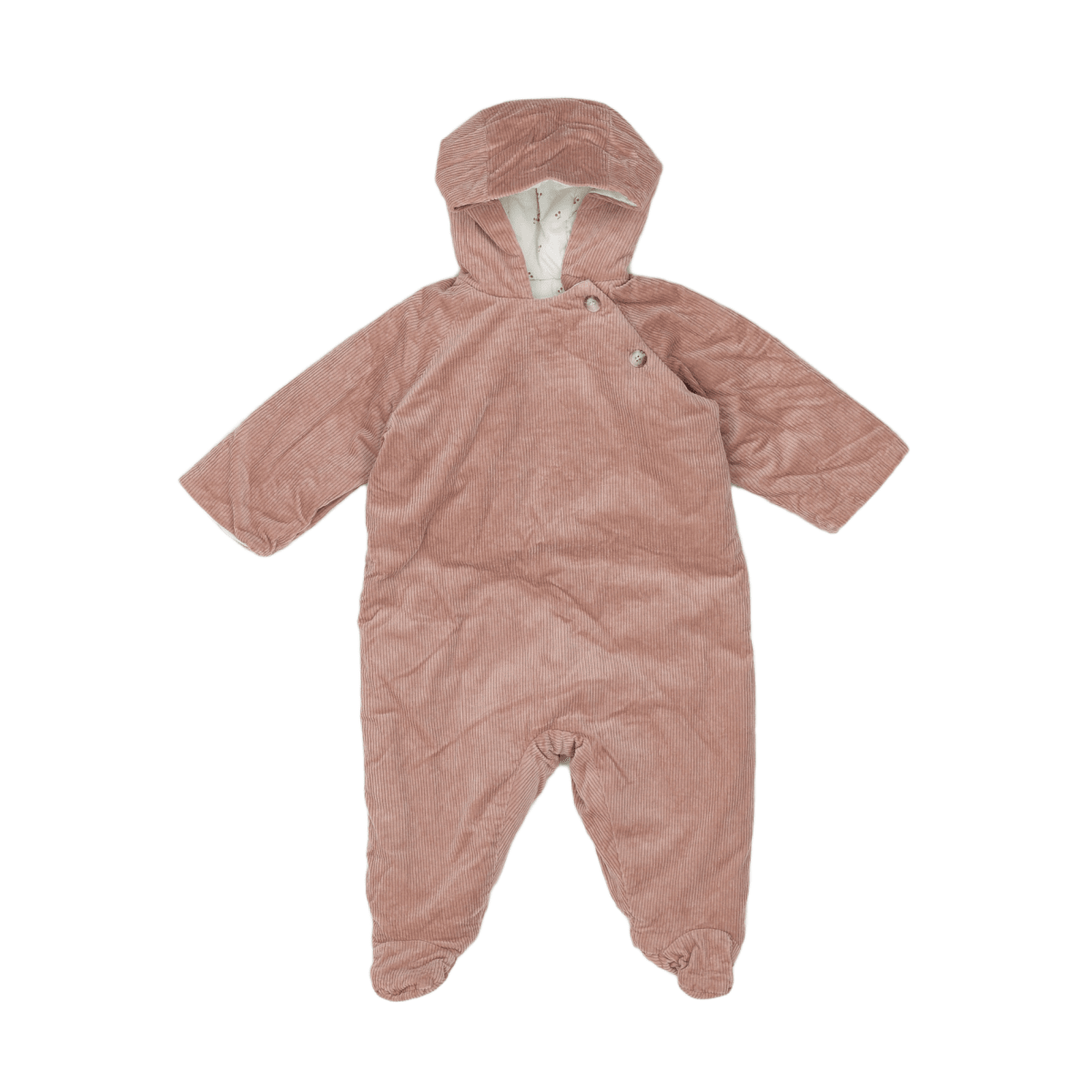 Baby Pink Snowsuit - 18 months BONPOINT - Seconde Main Pink