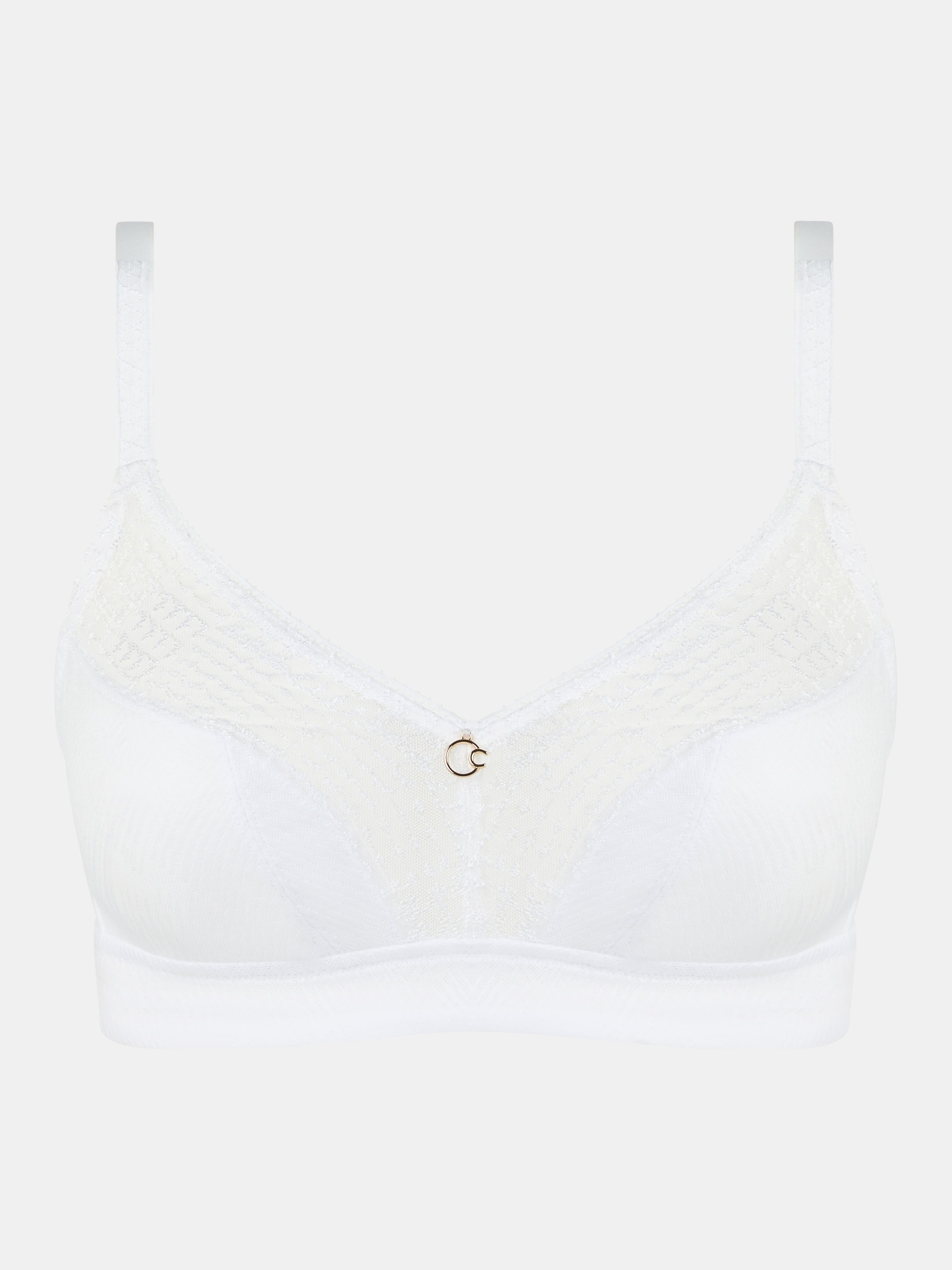 Non-wired support bra CHANTELLE White