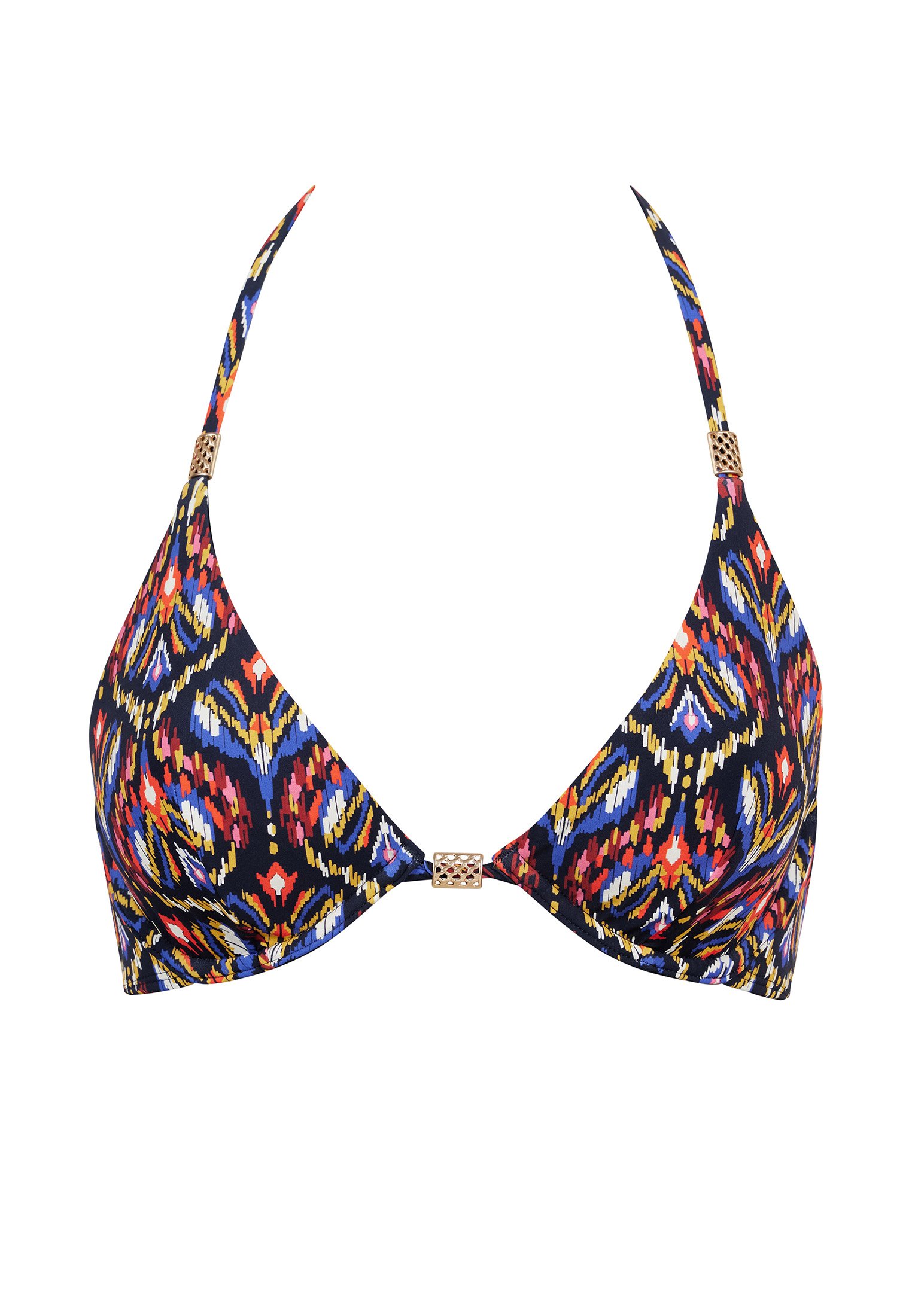 Underwired triangle bikini top AUBADE Brown