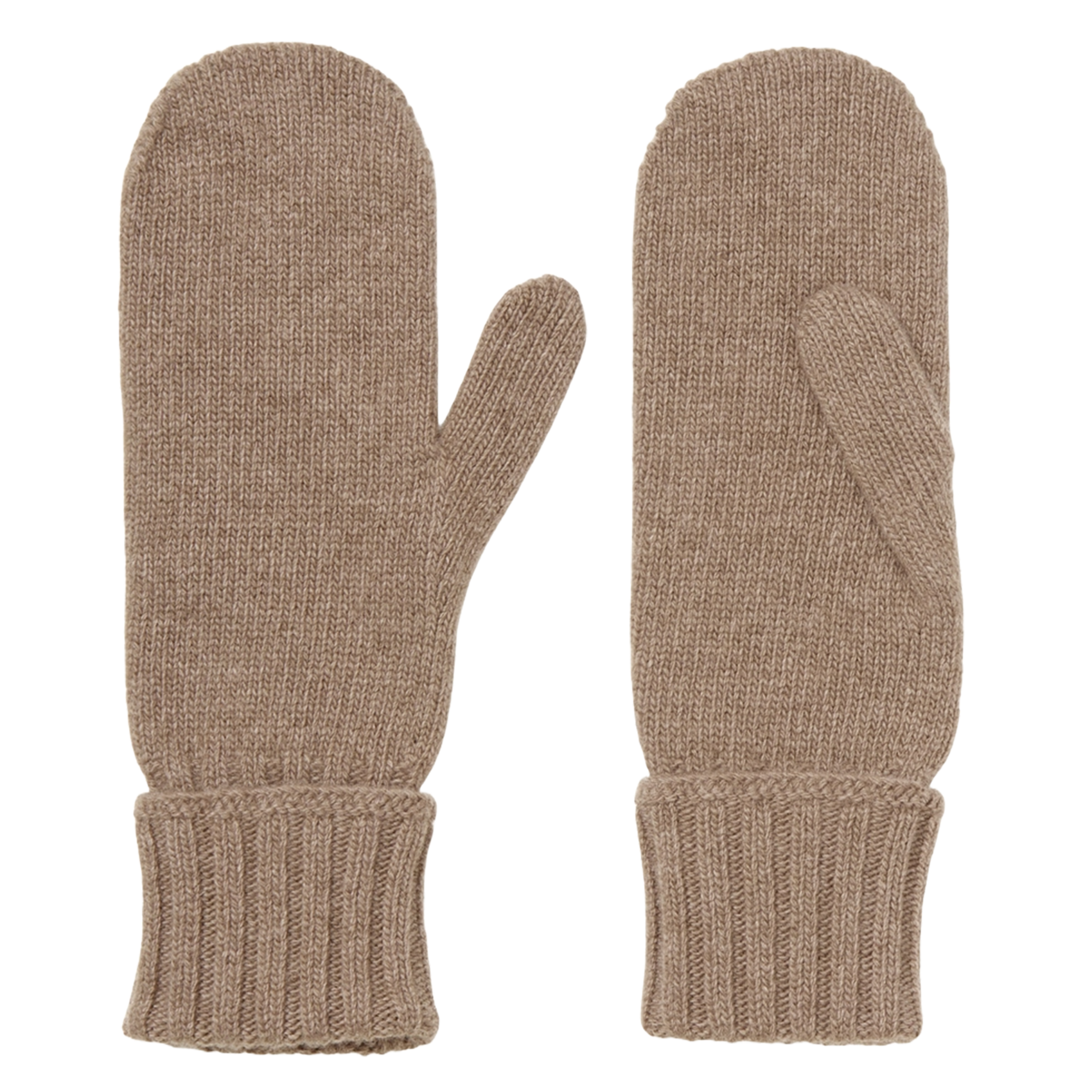 Fäustlinge aus Woll-Mix BECKSONDERGAARD Braun