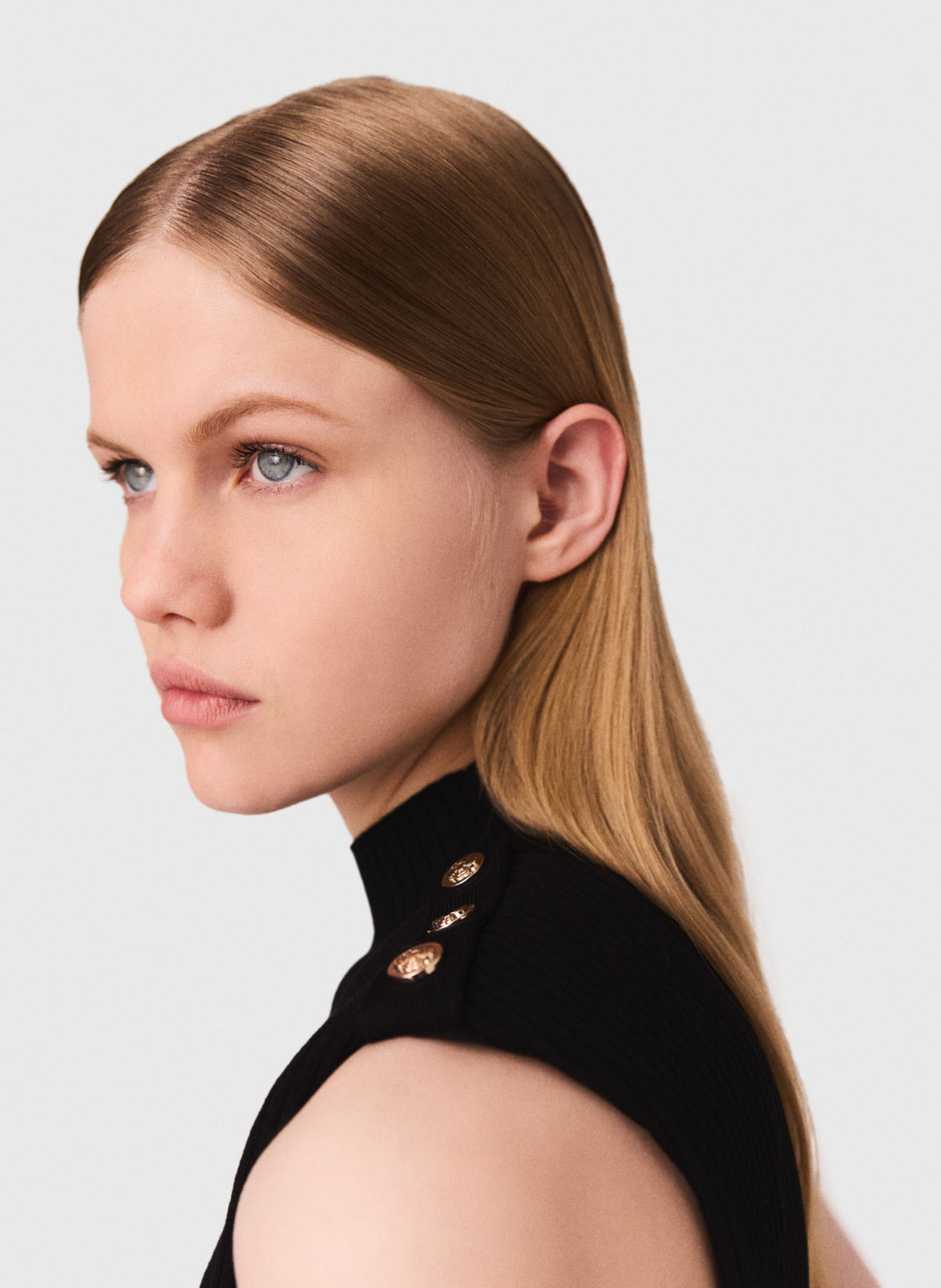 Short dress with high collar MAJE Black