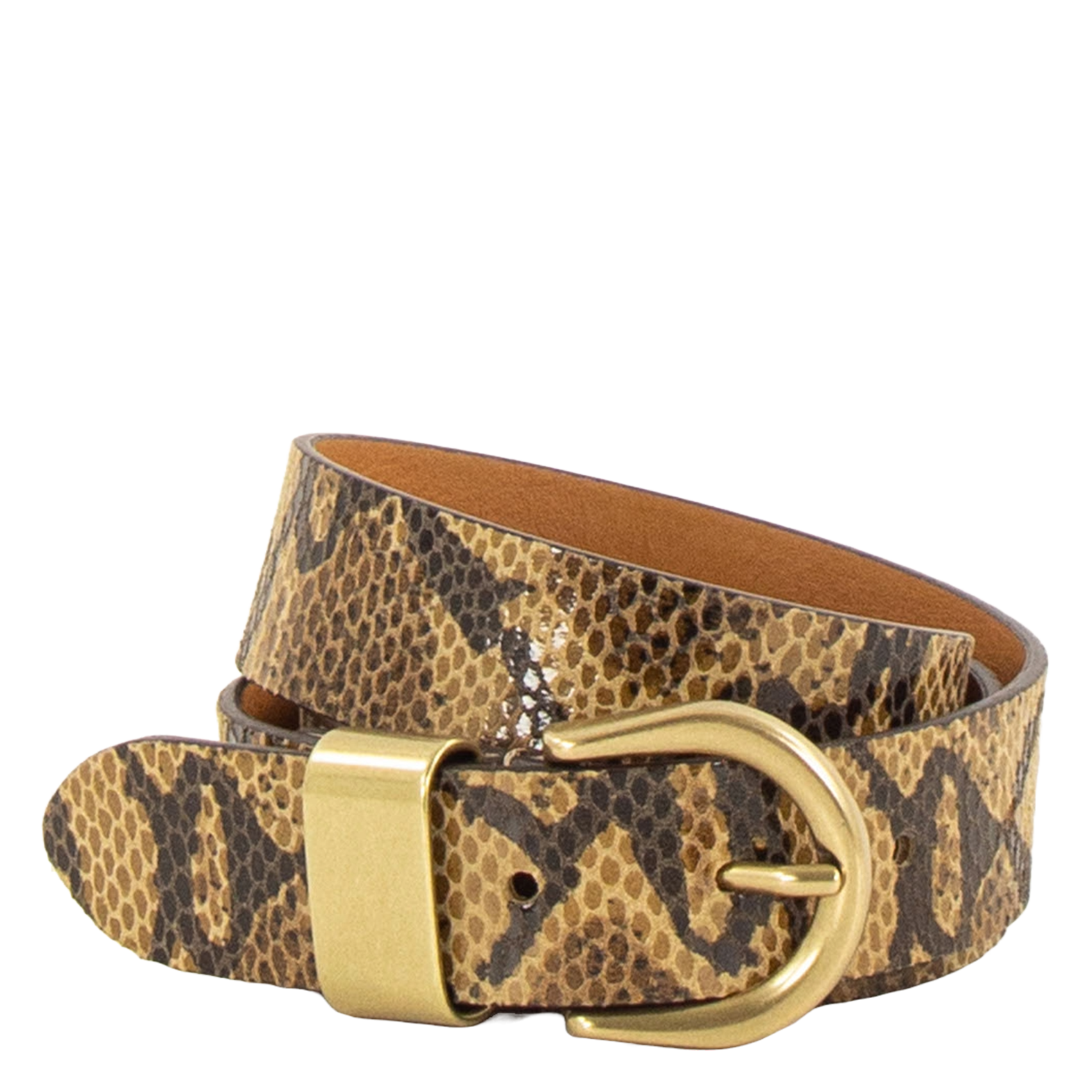 Ceinture en cuir SESSUN Jaune