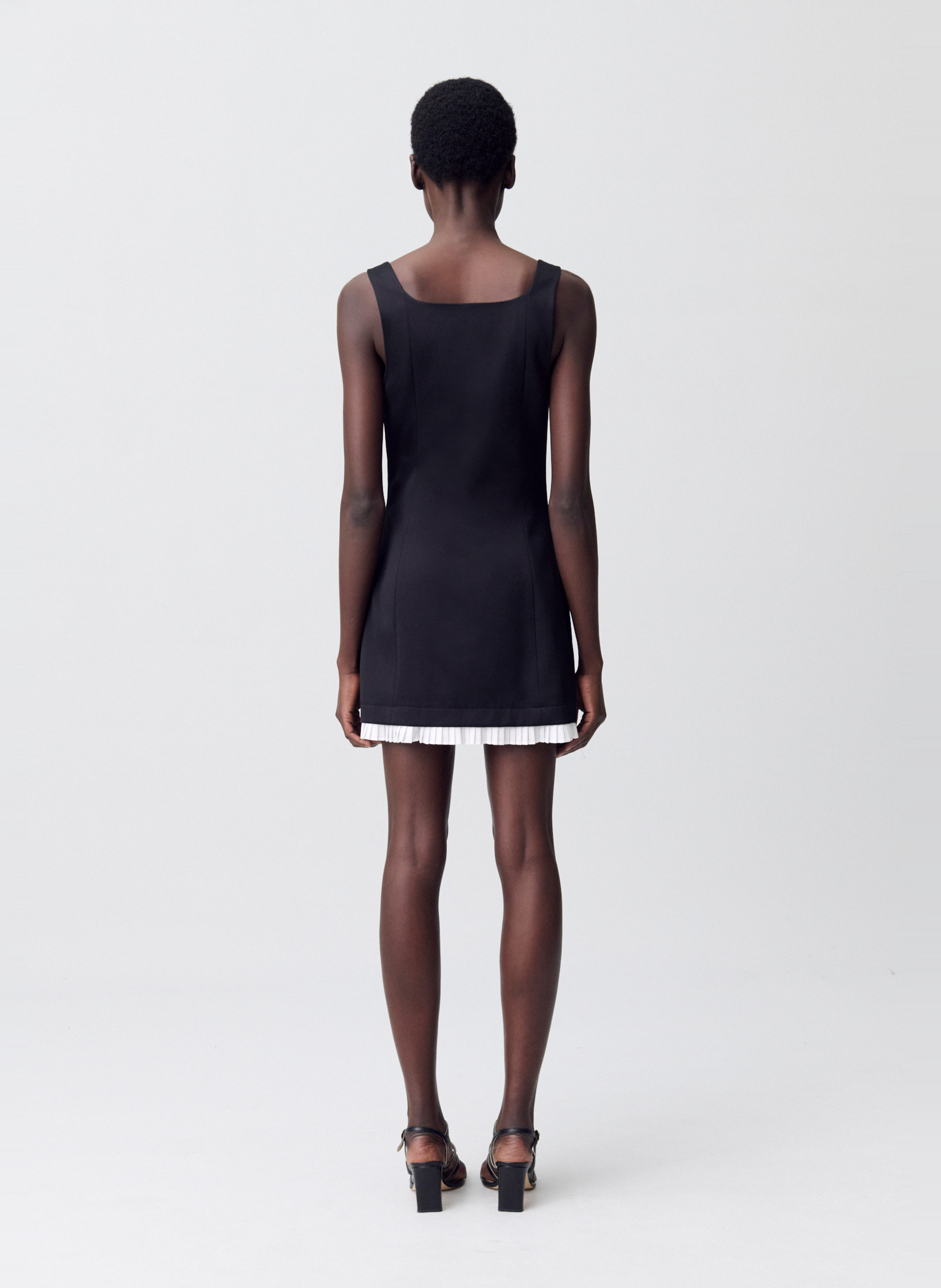 Robe courte unie à nœud CLAUDIE PIERLOT Noir