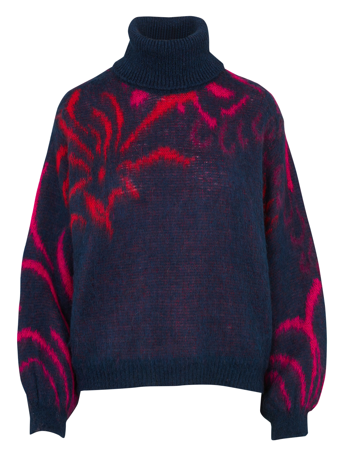 Straight turtleneck in jacquard LA FEE MARABOUTEE Multicolored