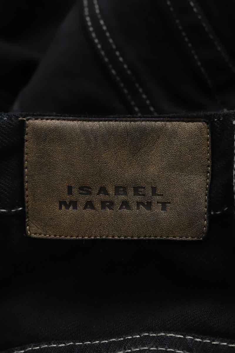 Cotton straight jeans ISABEL MARANT - Seconde Main Black