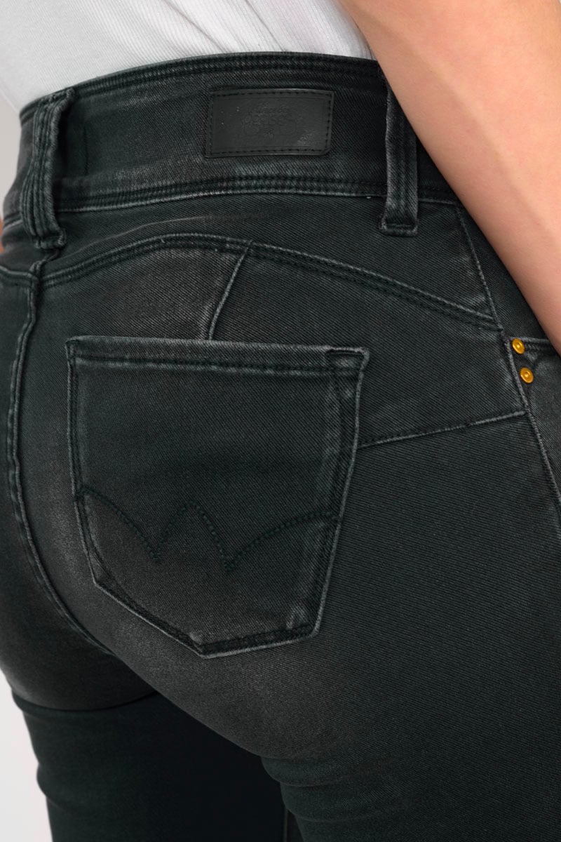 Ultra push-up slim jeans, 7/8 length LE TEMPS DES CERISES Black