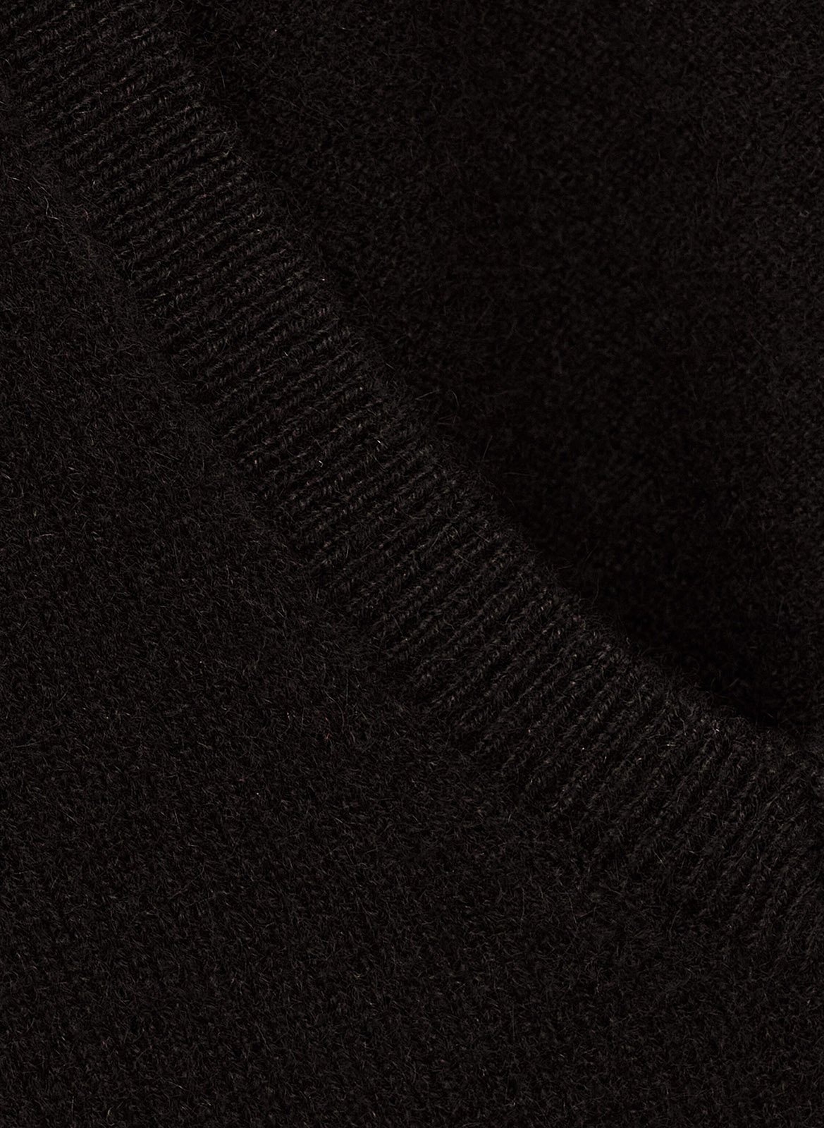 Kasjmier trui met V-hals BA&SH Zwart