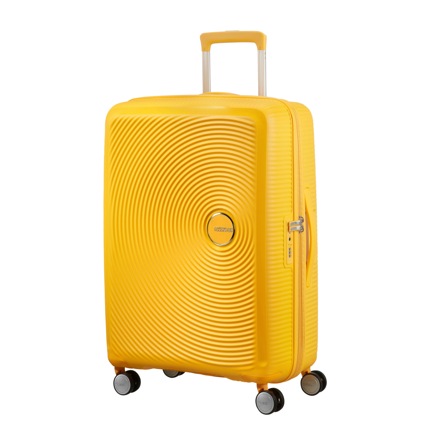 Suitcase with 4 wheels size M AMERICAN TOURISTER Yellow