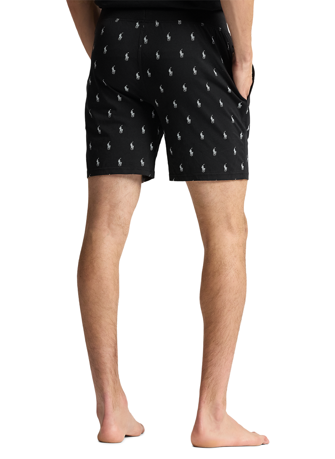 Pyjamabroek met monogram van katoen. POLO RALPH LAUREN Zwart