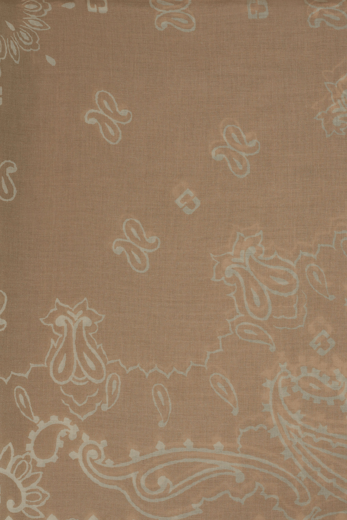 Cotton square scarf GERARD DAREL Khaki