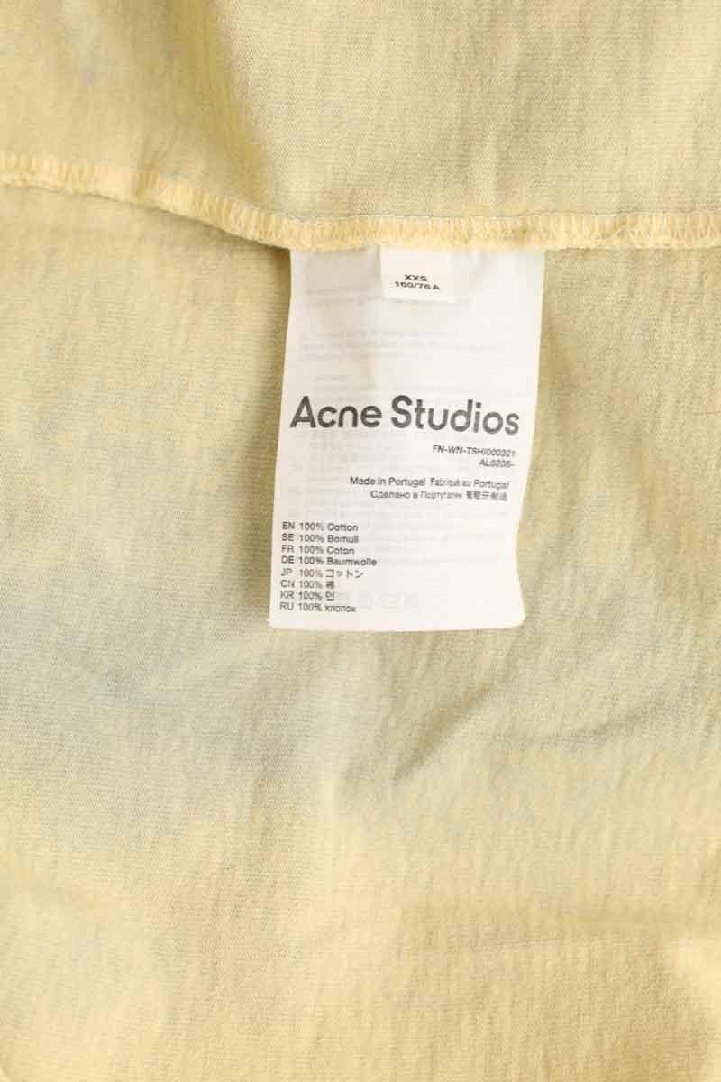 T-shirt ACNE STUDIOS - Seconde Main Yellow