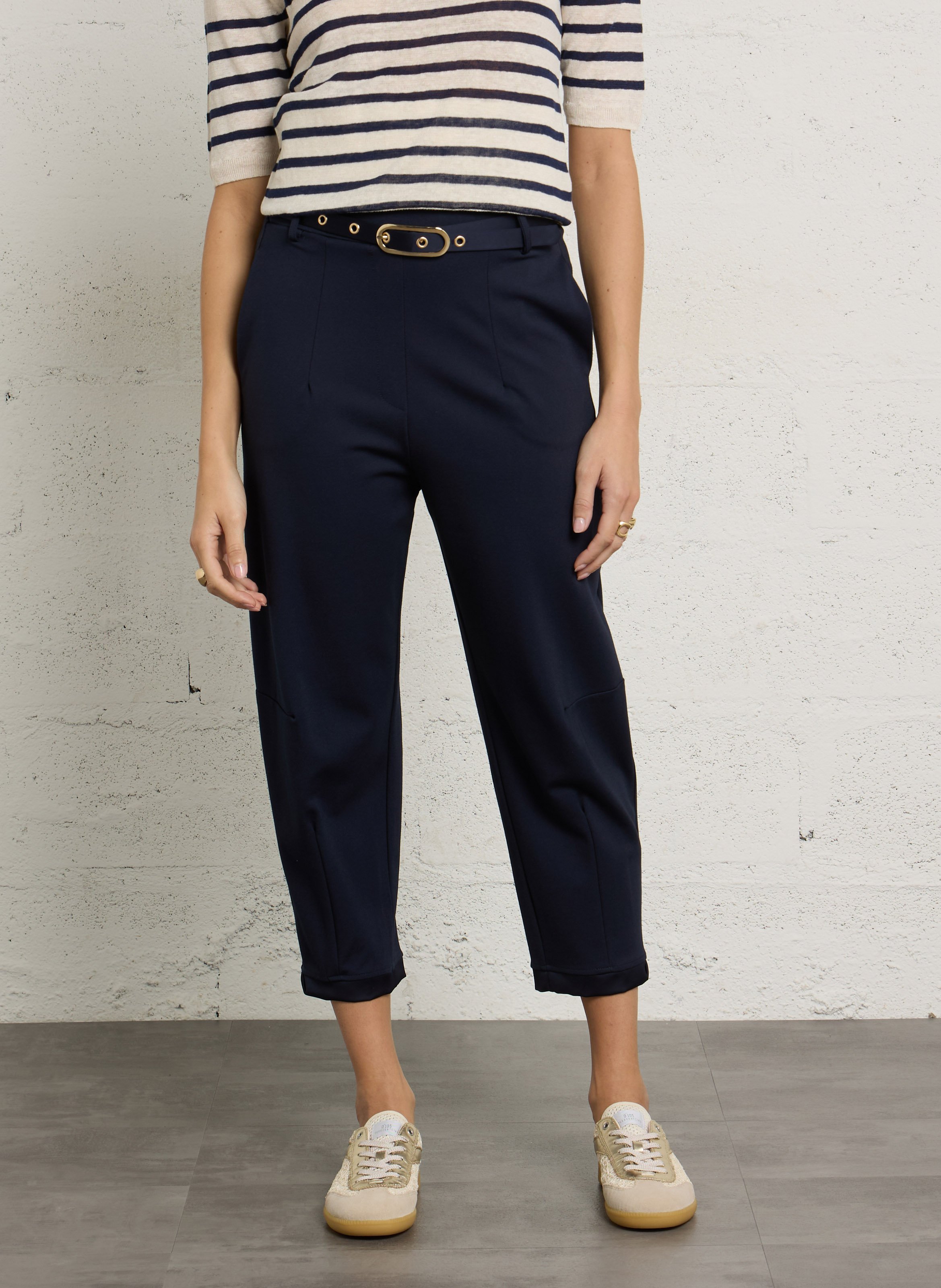 Bundfaltenhose IMPERIAL Blau