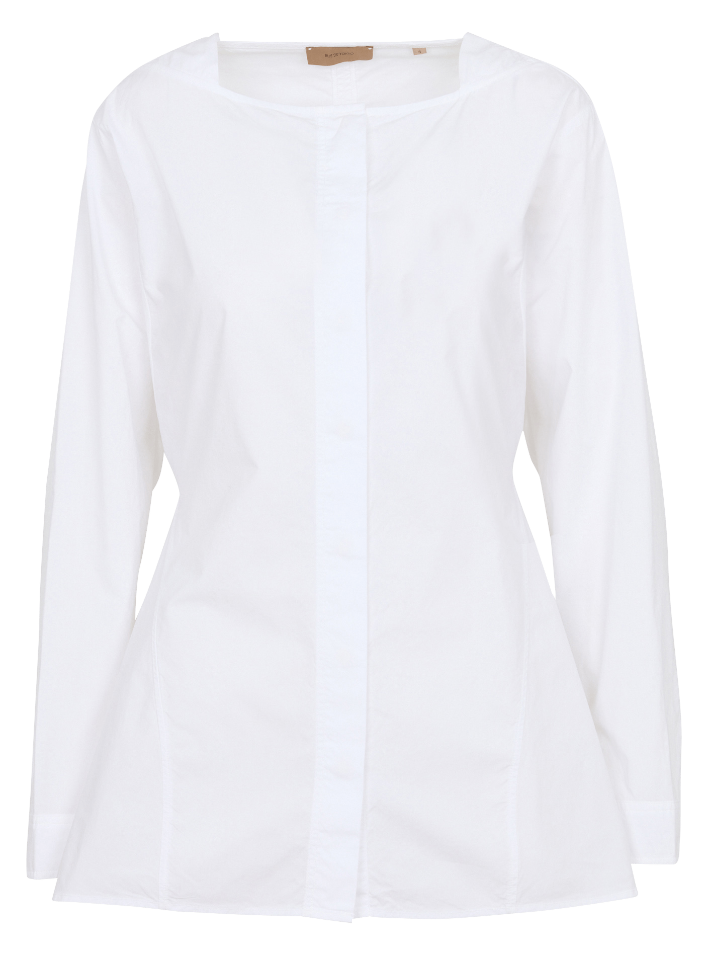Wijdvallende biologisch katoenen blouse RUE DE TOKYO