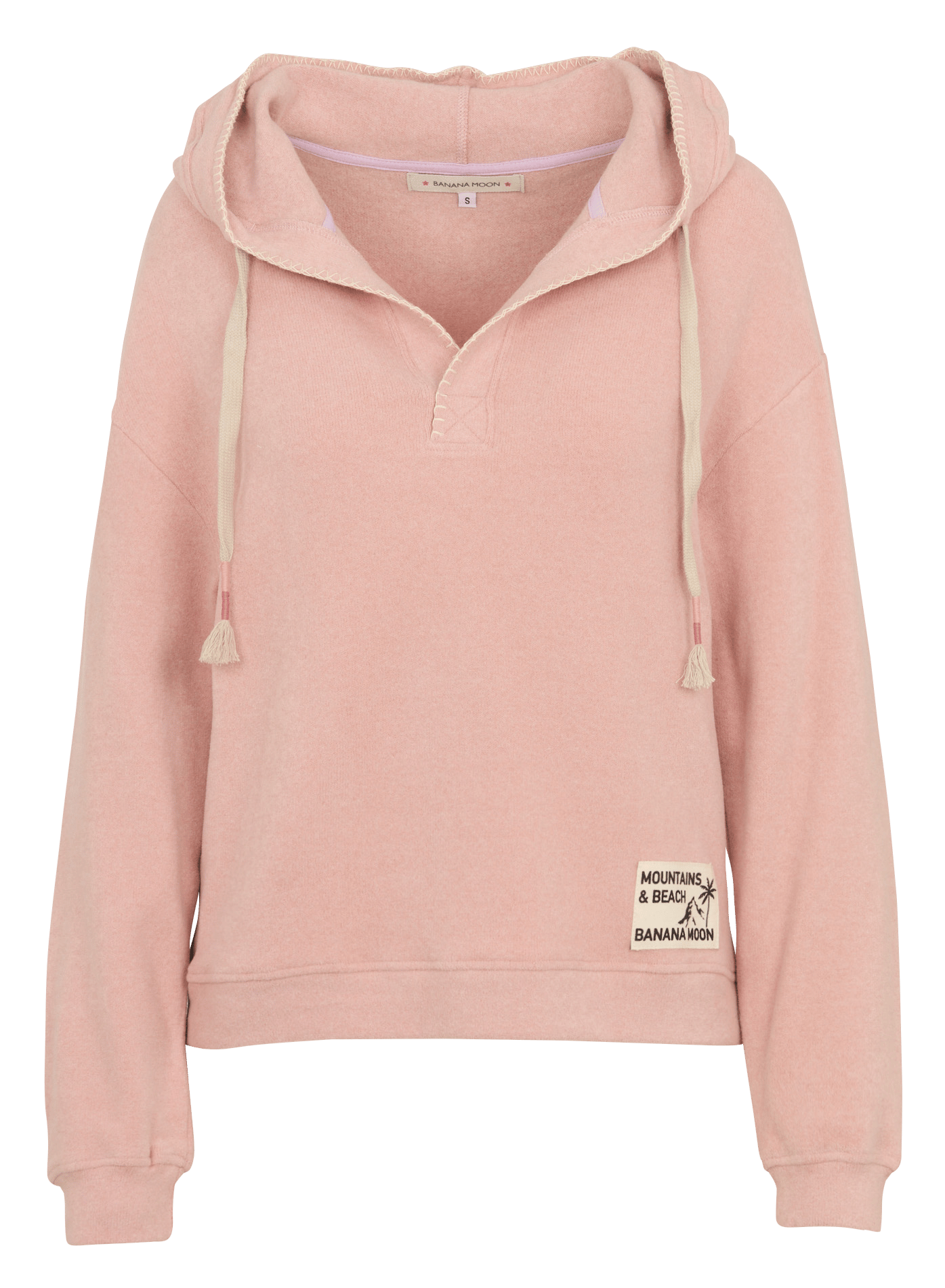 Straight-fit hoodie BANANA MOON Pink