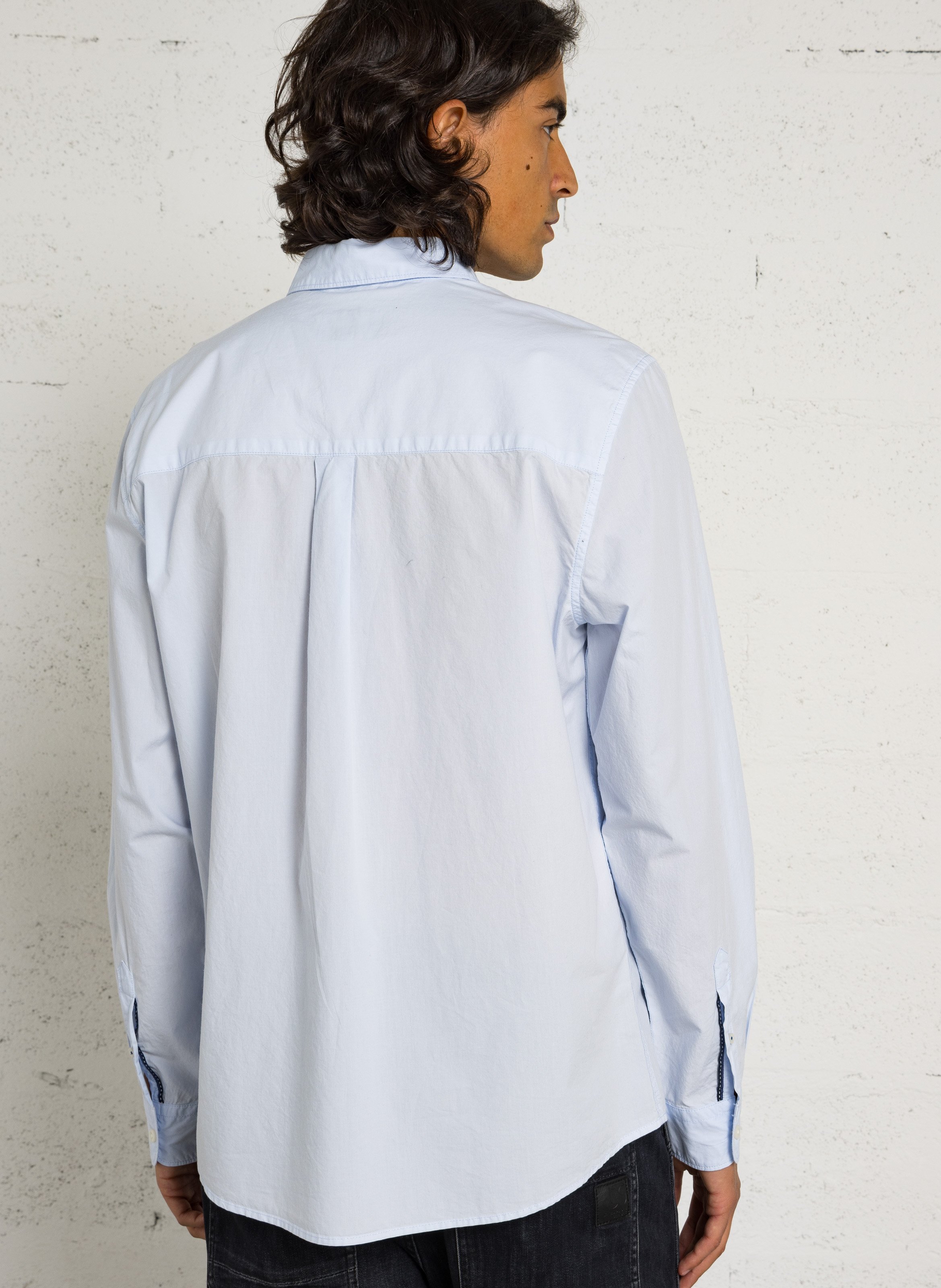 Colonel - Einfarbiges Hemd PEPE JEANS Blau