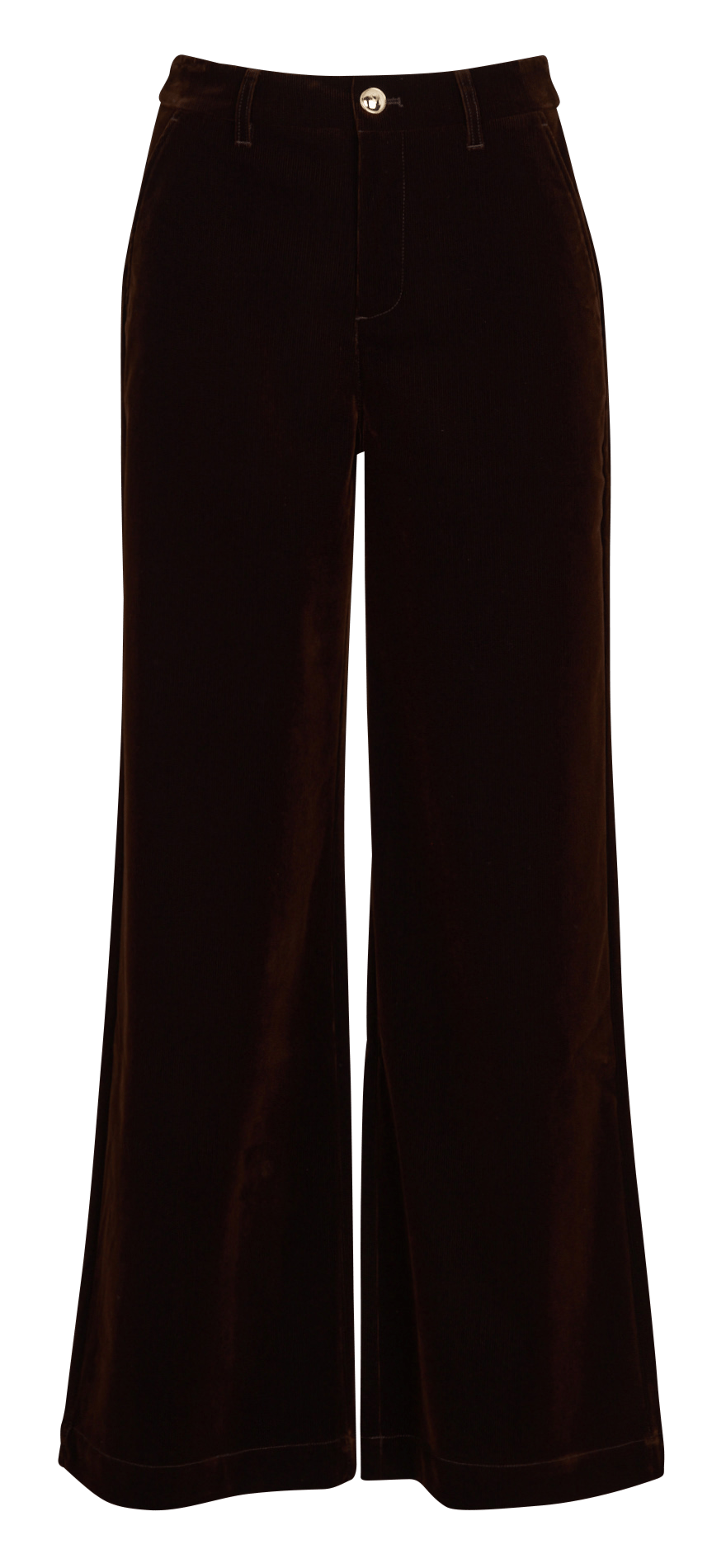 Weite Samthose PETITE MENDIGOTE Braun