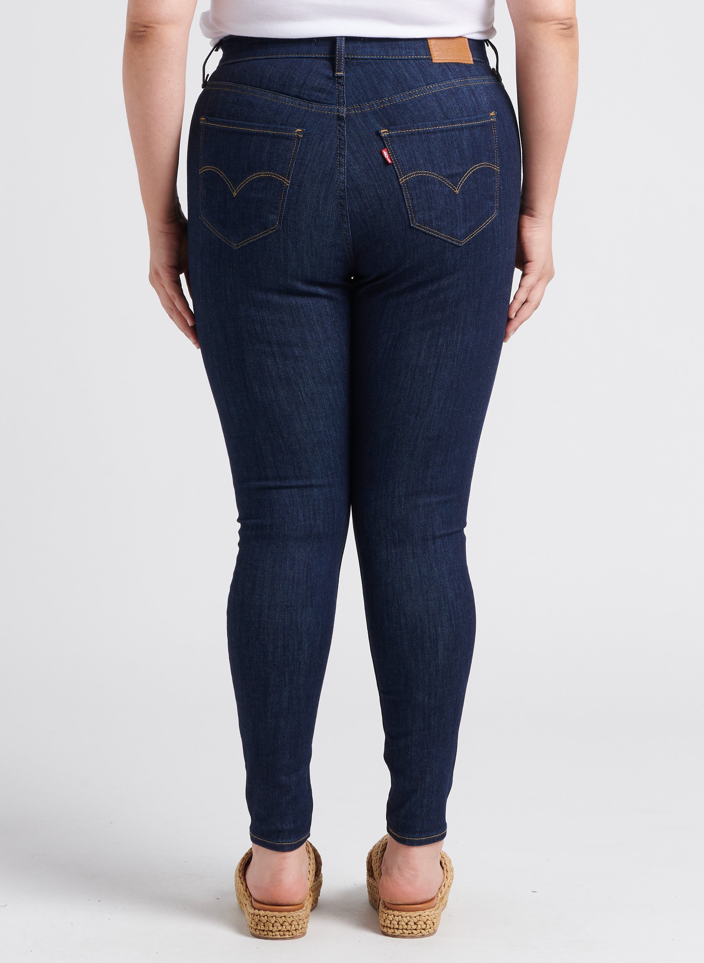 Skinny jean en coton mélangé  LEVI'S Jean brut