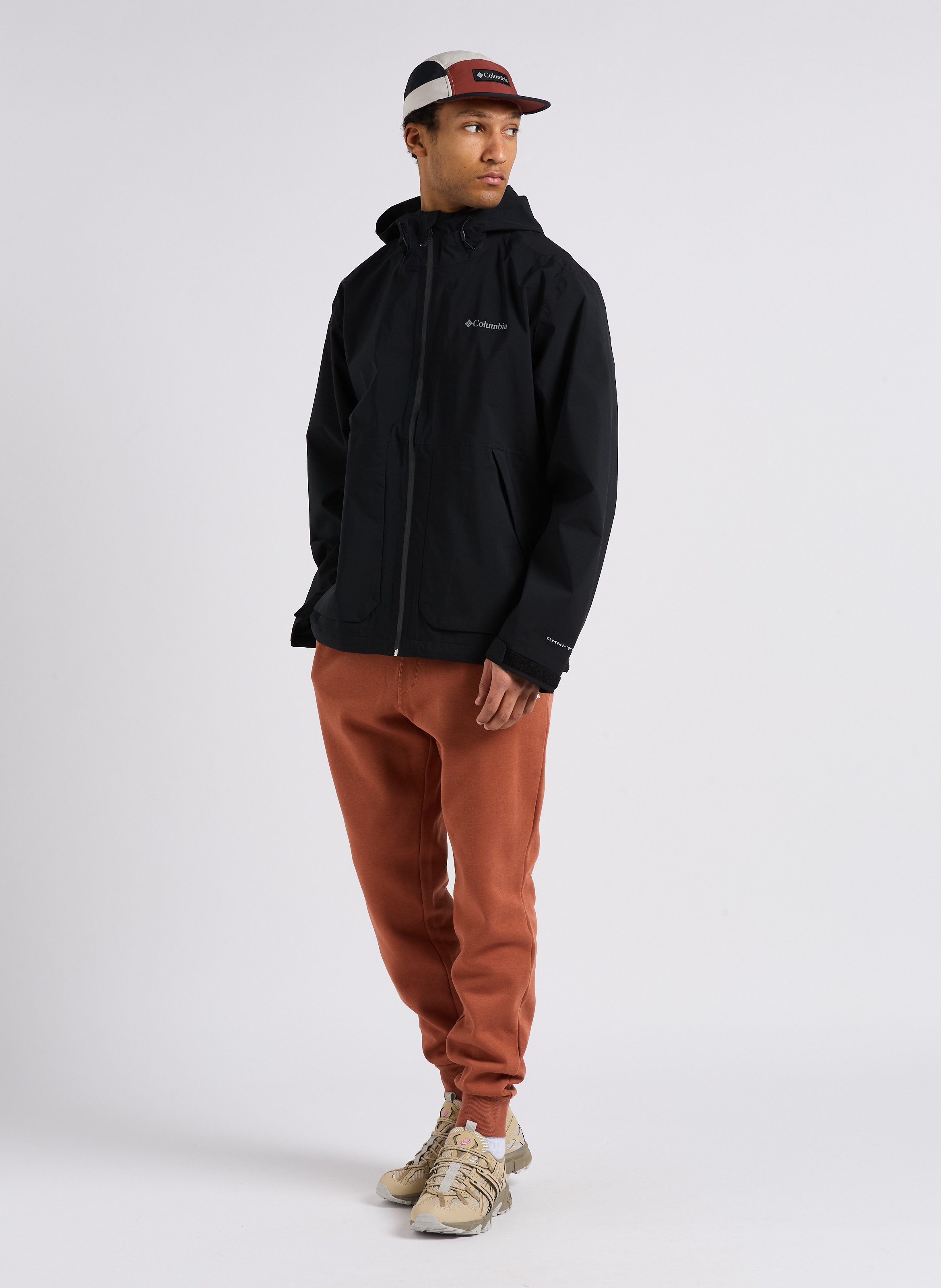 Round-neck cotton T-shirt COLUMBIA White