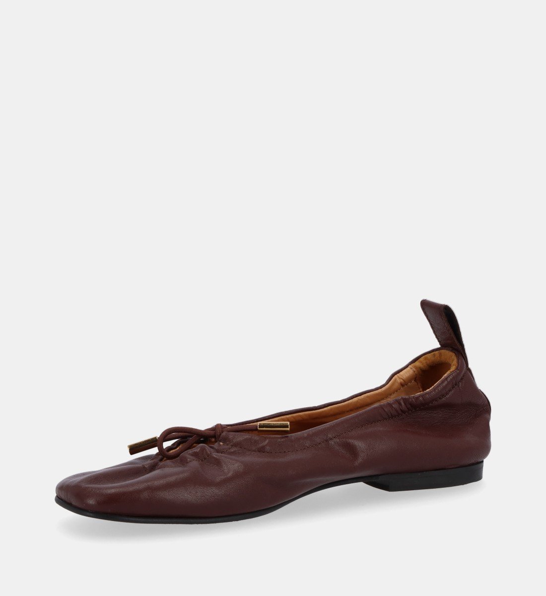 Leather ballerinas ALOHAS Brown