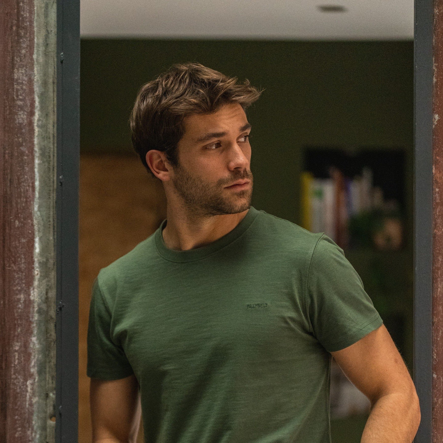 Authentic organic cotton T-shirt Khaki