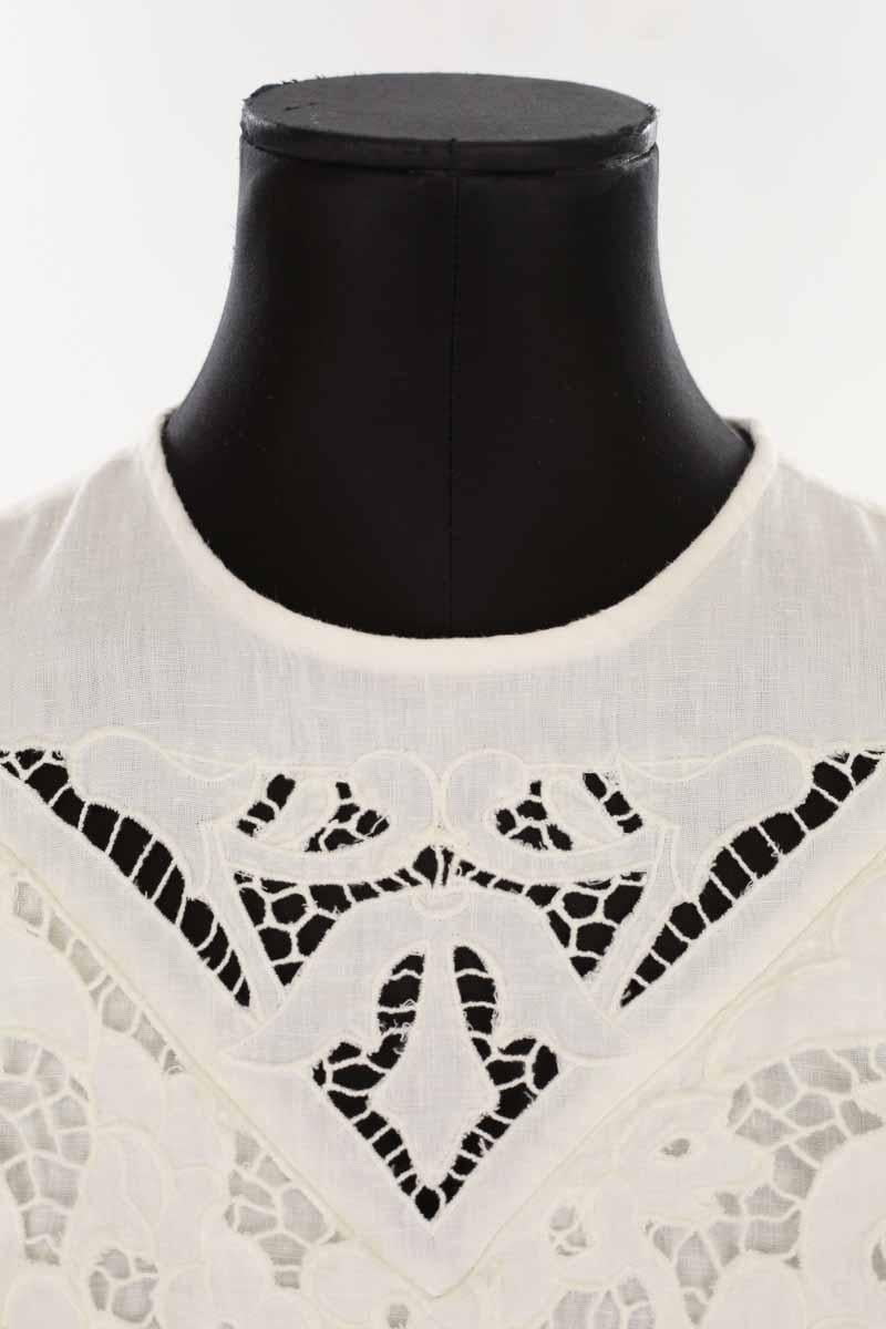 Cotton blouse ISABEL MARANT - Seconde Main White