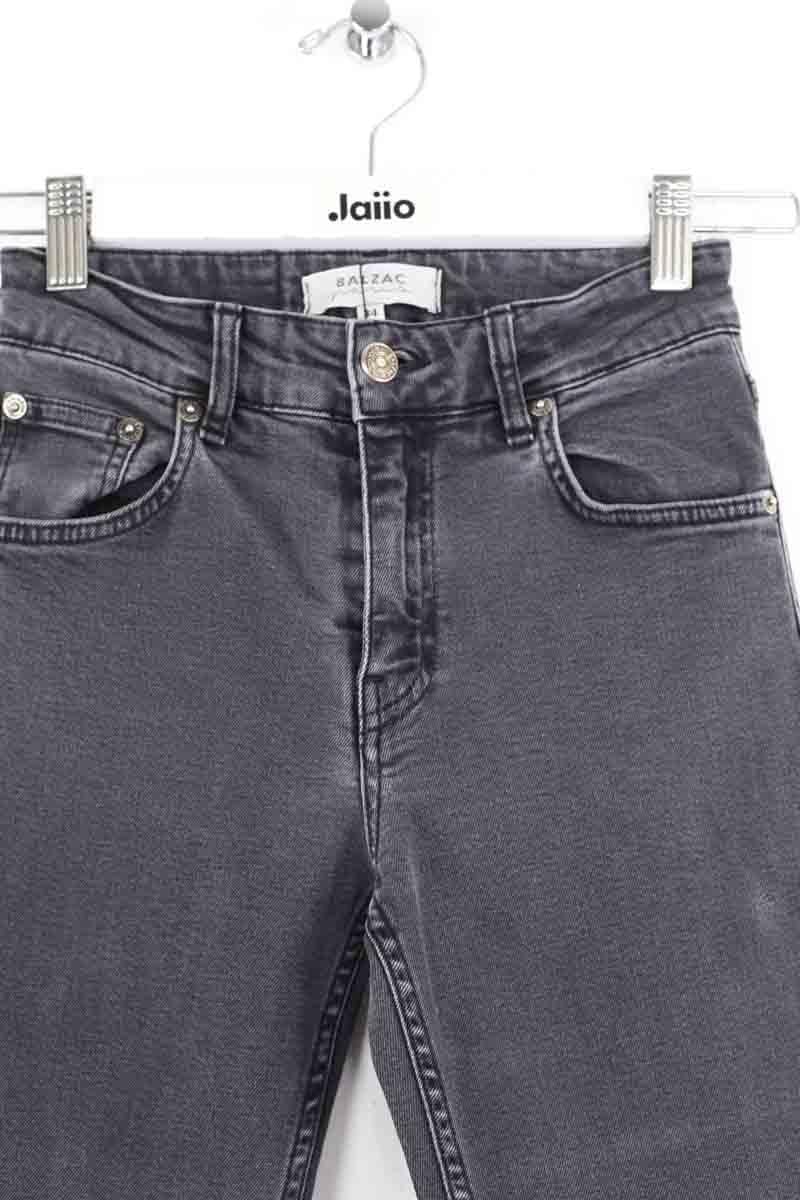Cotton skinny jeans BALZAC PARIS - Seconde Main Grey