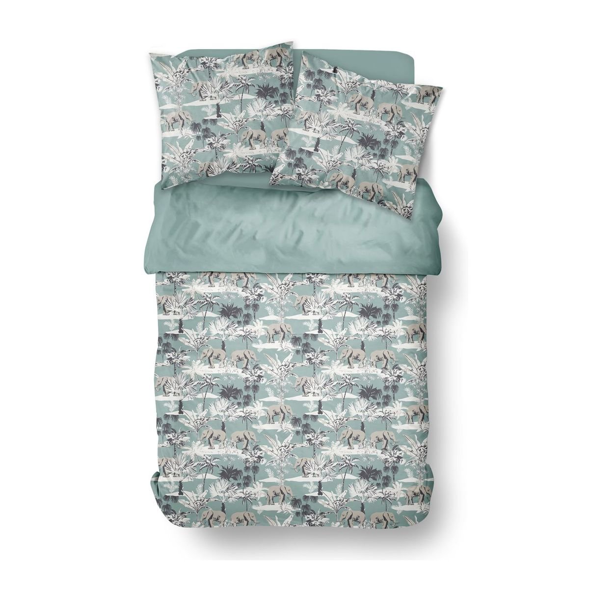 Cotton bedding set Green