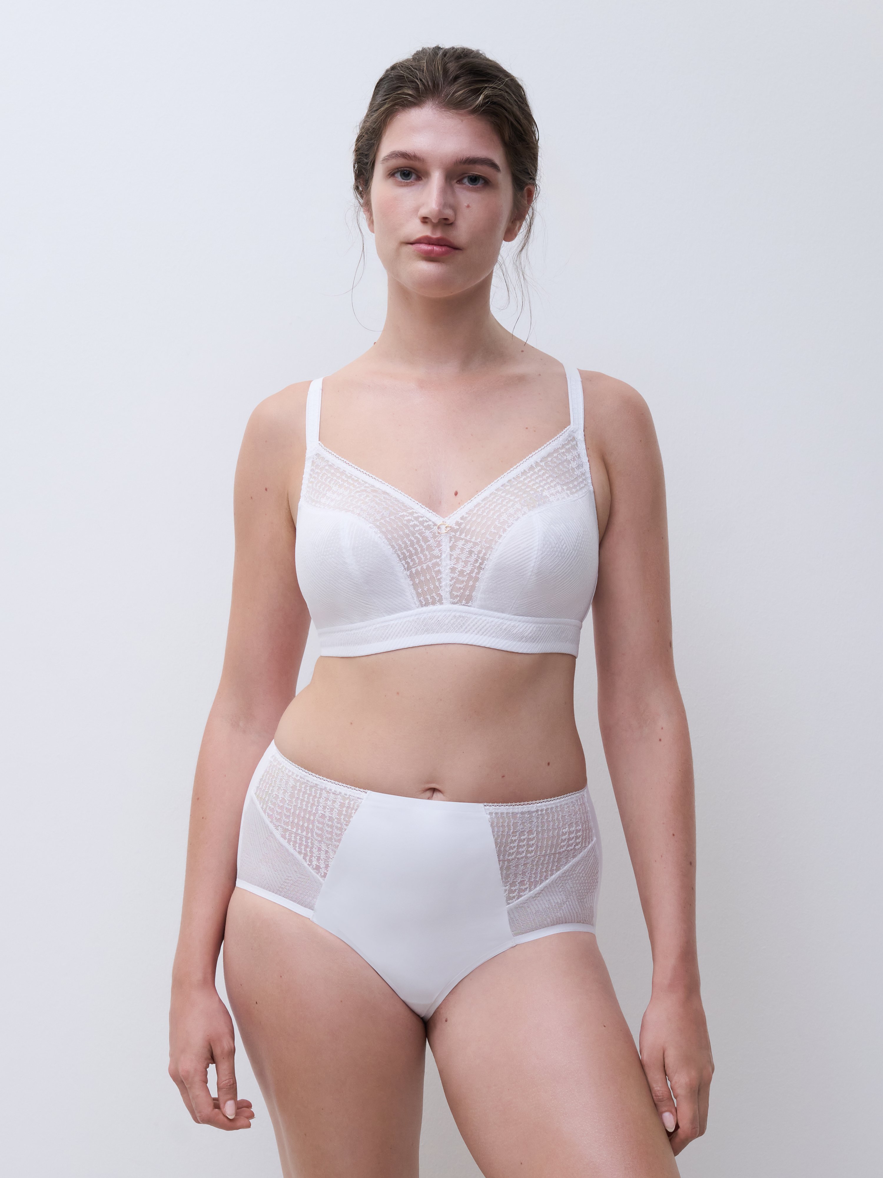 Non-wired support bra CHANTELLE White